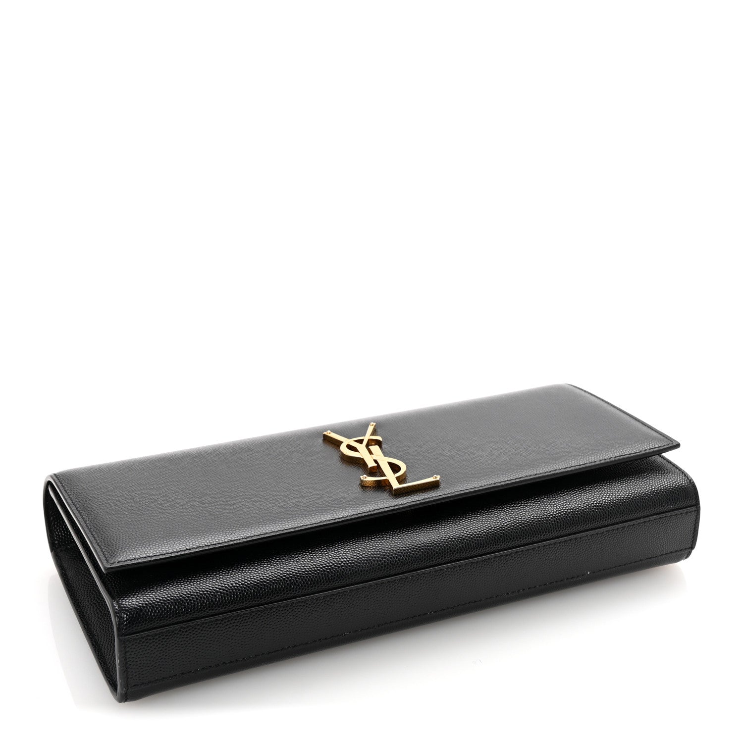 Grain De Poudre Monogram Cassandre Clutch Black