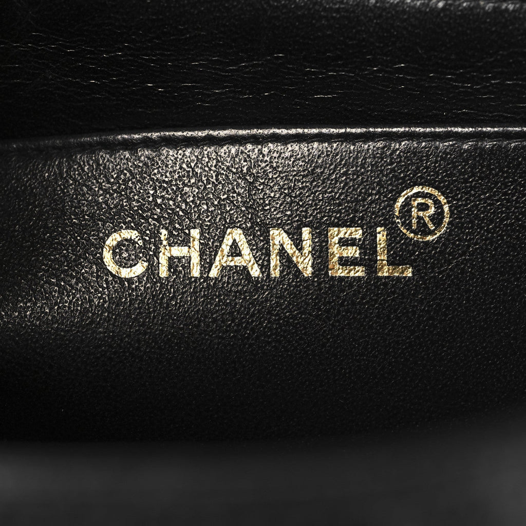 Caviar Quilted Medium Single Flap Black