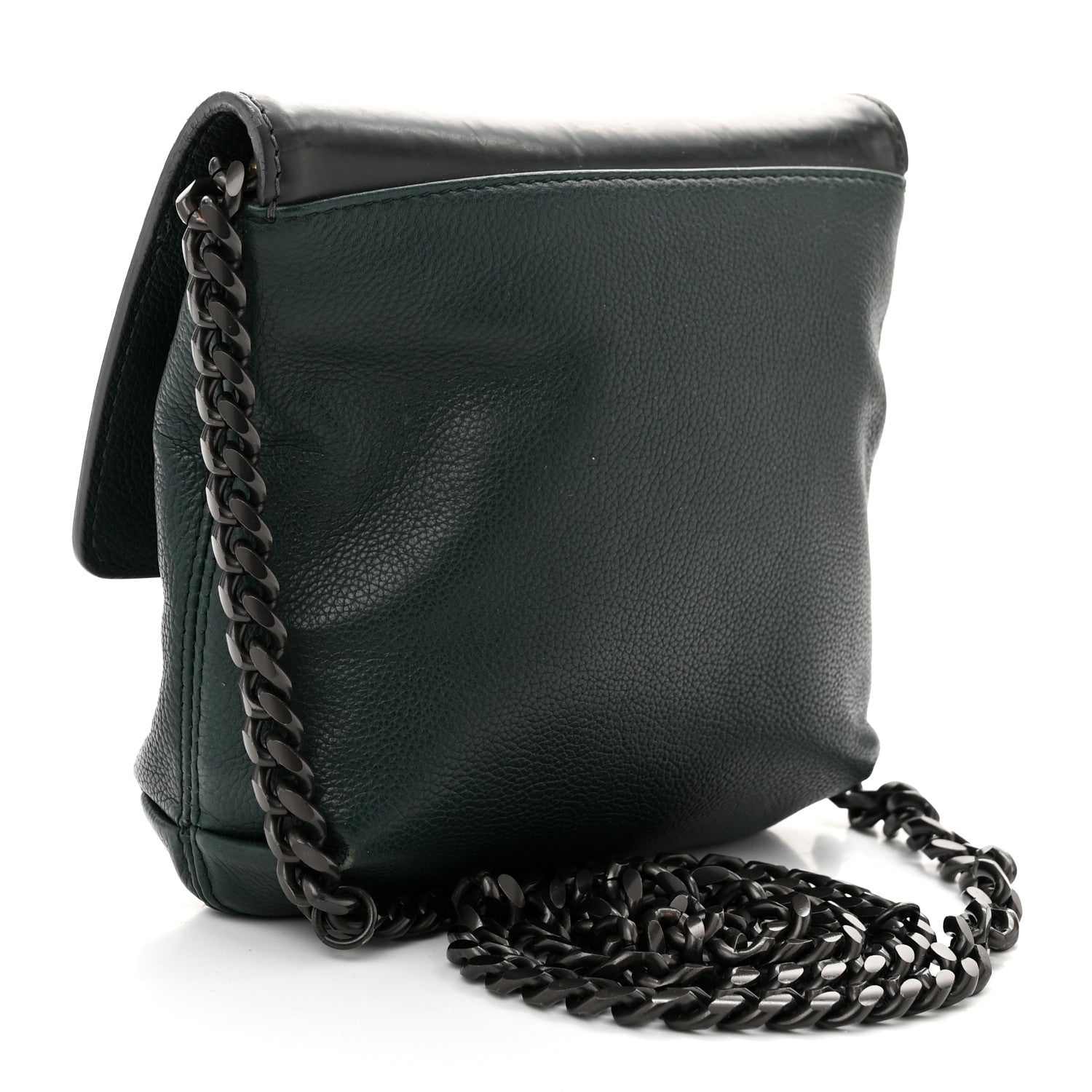 Calfskin Mini Happy Edgy Crossbody Green