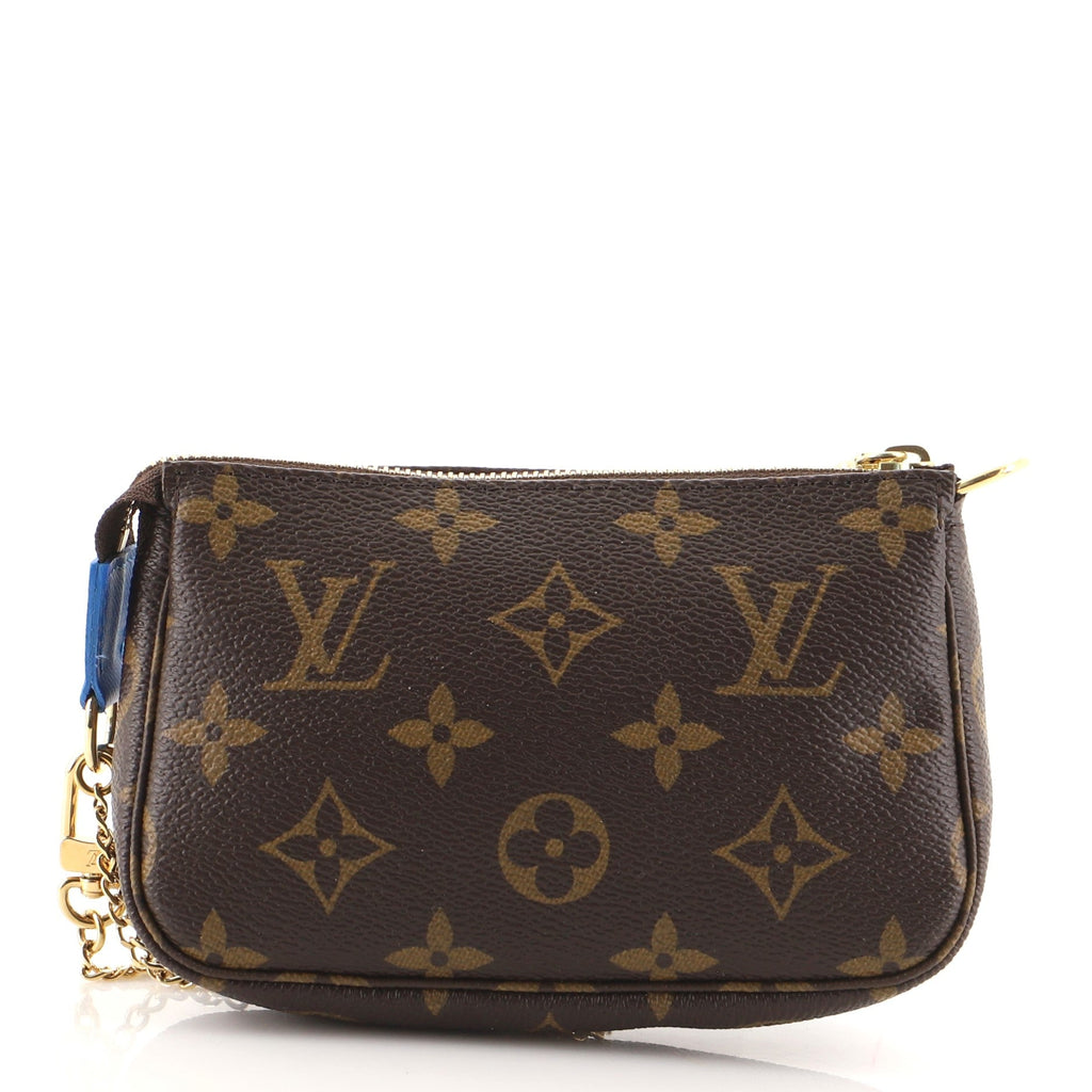 Pochette Accessoires Limited Edition Vivienne Xmas Monogram Canvas Mini