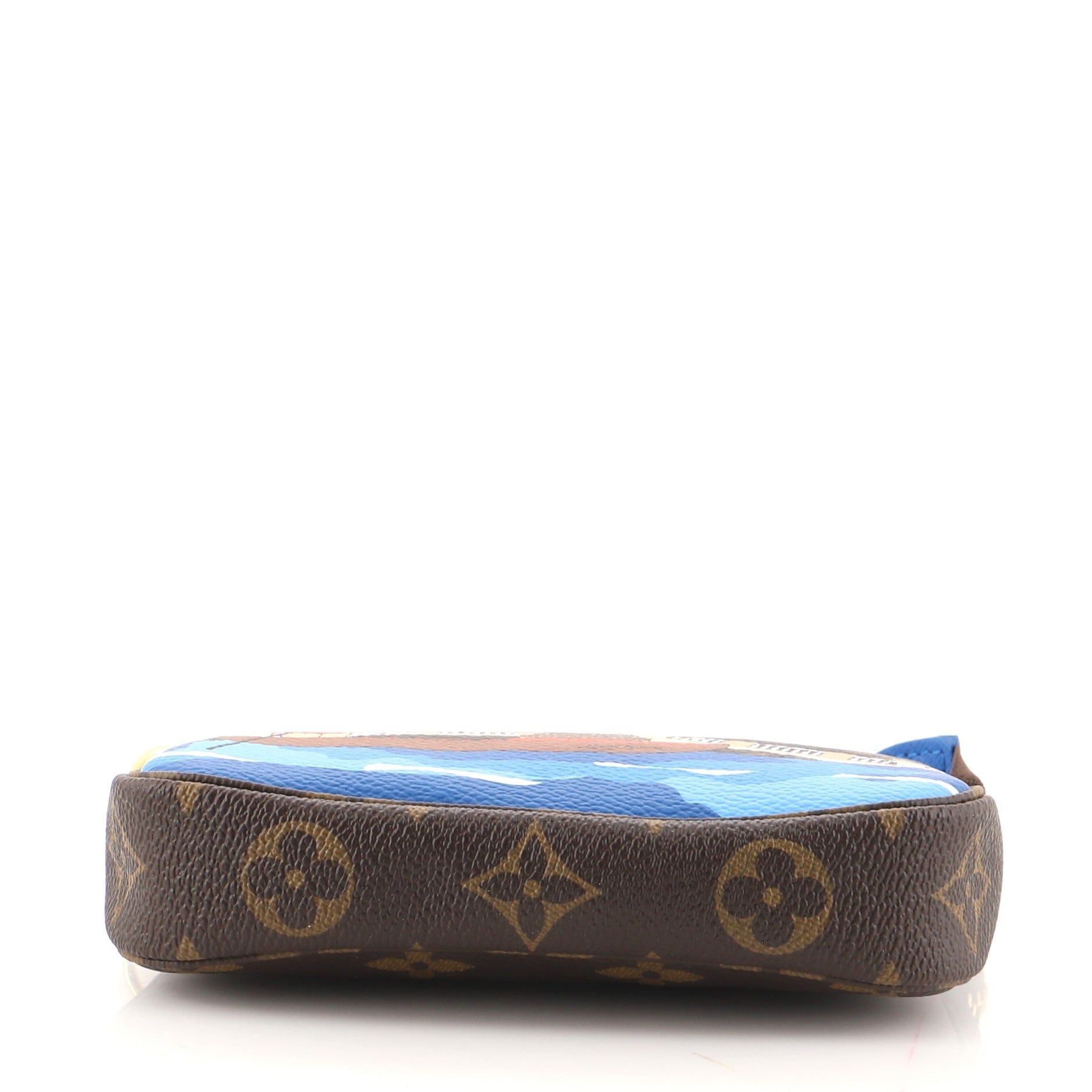 Pochette Accessoires Limited Edition Vivienne Xmas Monogram Canvas Mini