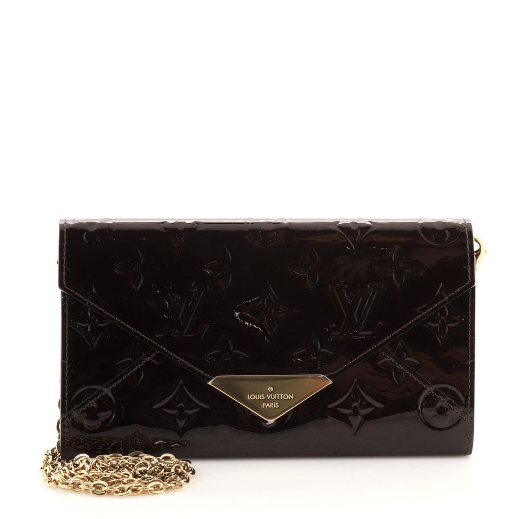 Mira Chain Clutch Monogram Vernis