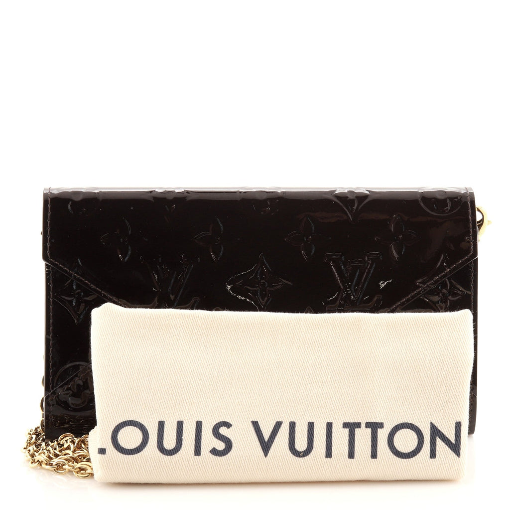 Mira Chain Clutch Monogram Vernis