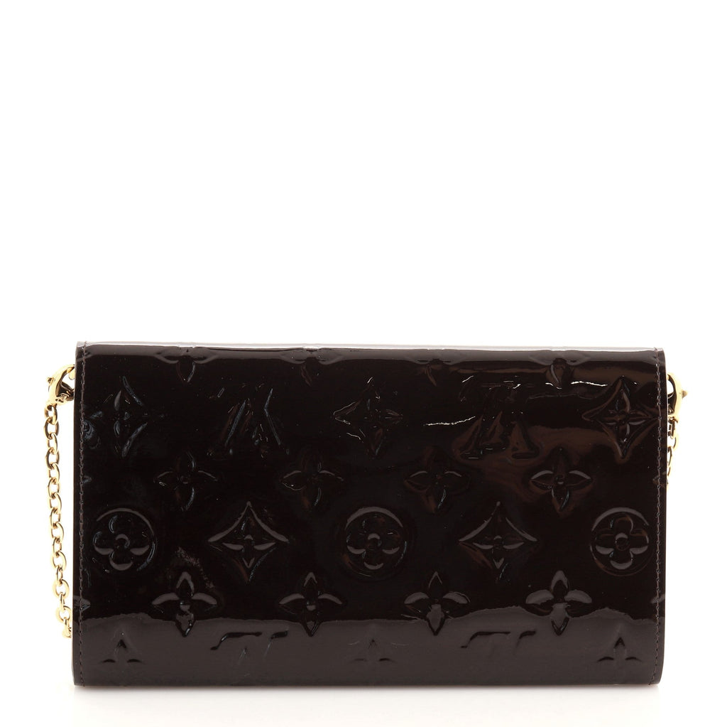 Mira Chain Clutch Monogram Vernis