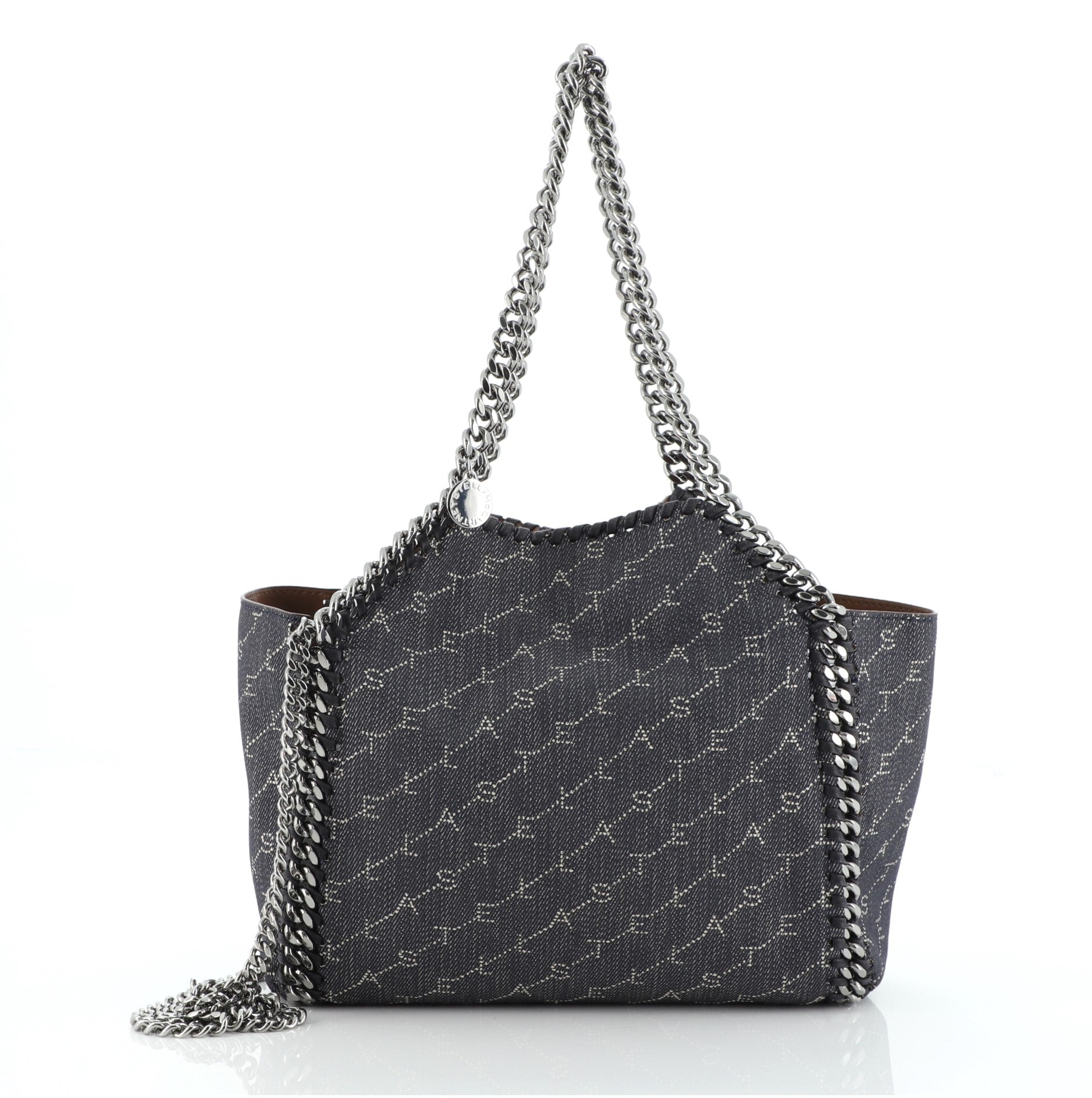 Falabella Reversible Tote Printed Denim Mini