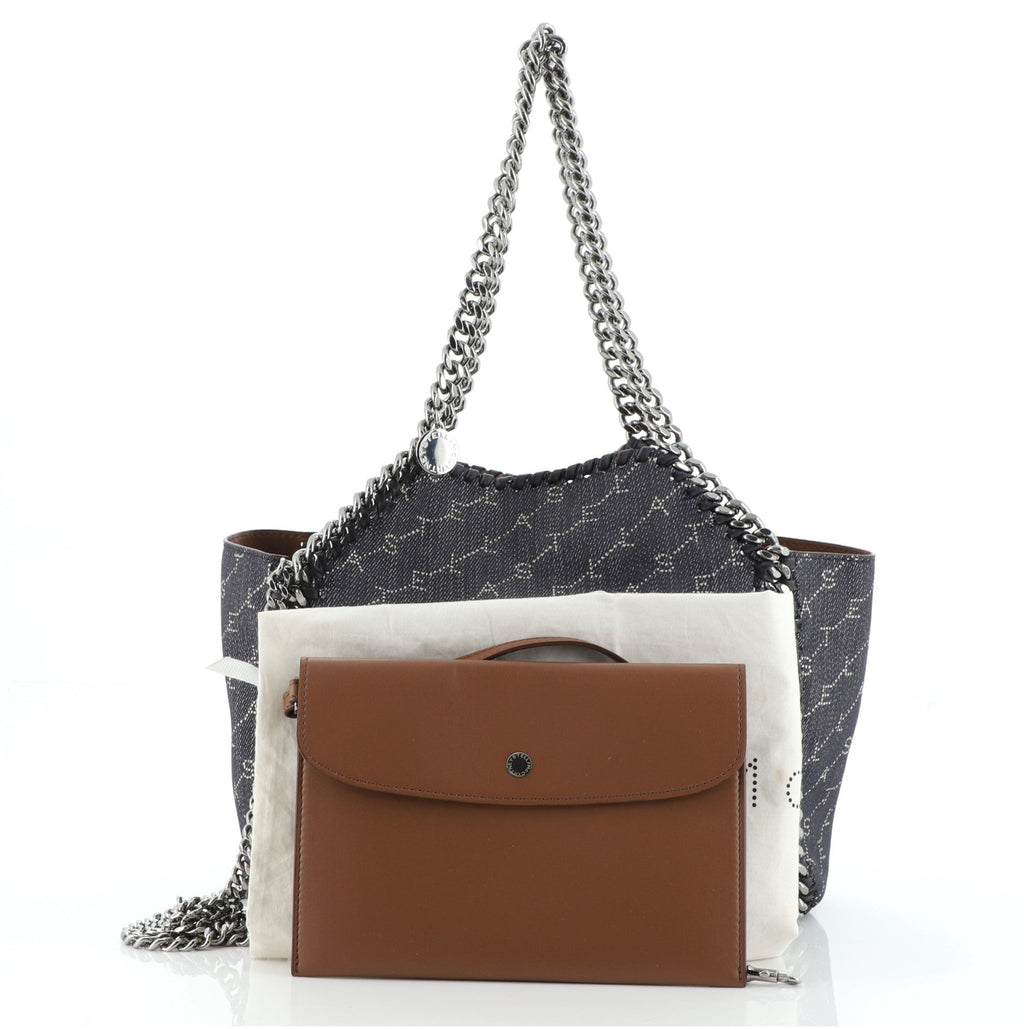 Falabella Reversible Tote Printed Denim Mini