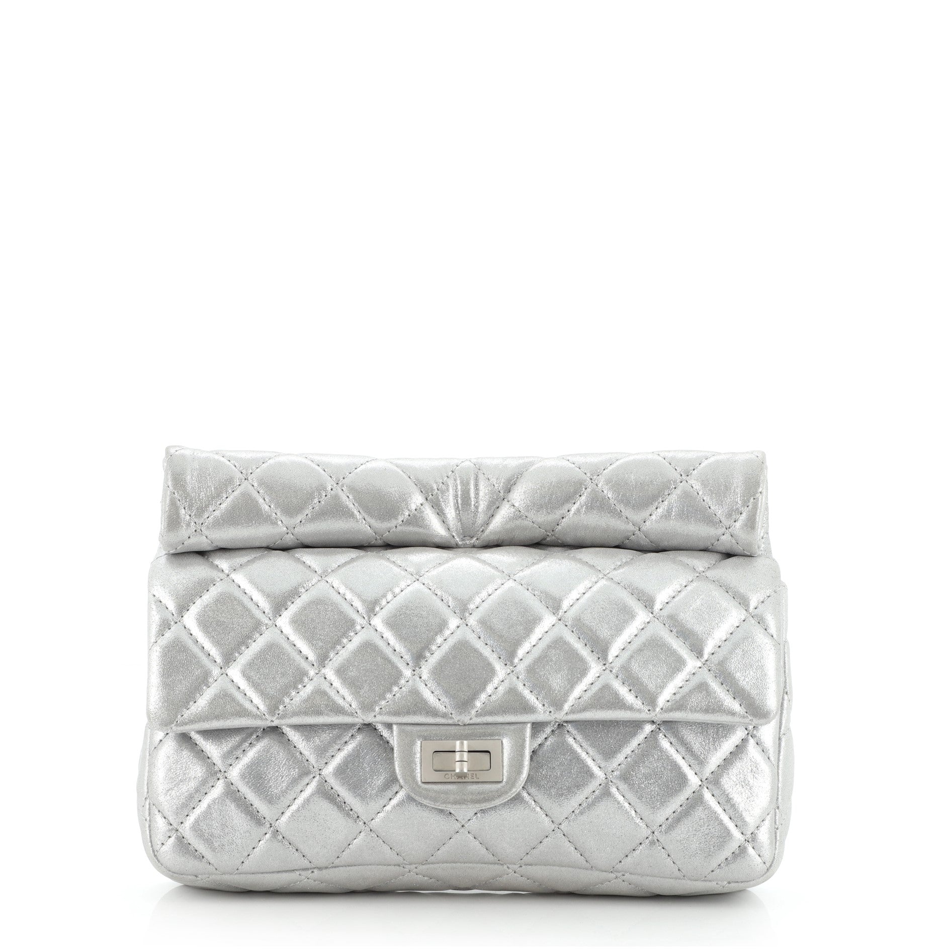 Reissue Roll Clutch Quilted Iridescent Calfskin Medium