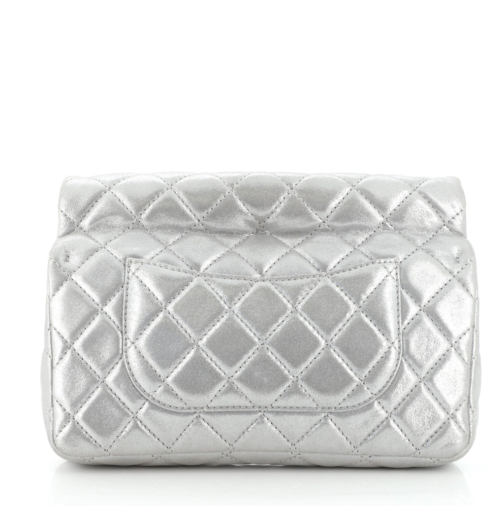 Reissue Roll Clutch Quilted Iridescent Calfskin Medium