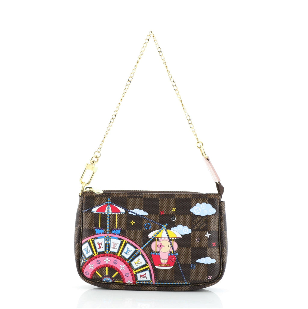 Pochette Accessoires Limited Edition Vivienne Xmas Damier Mini