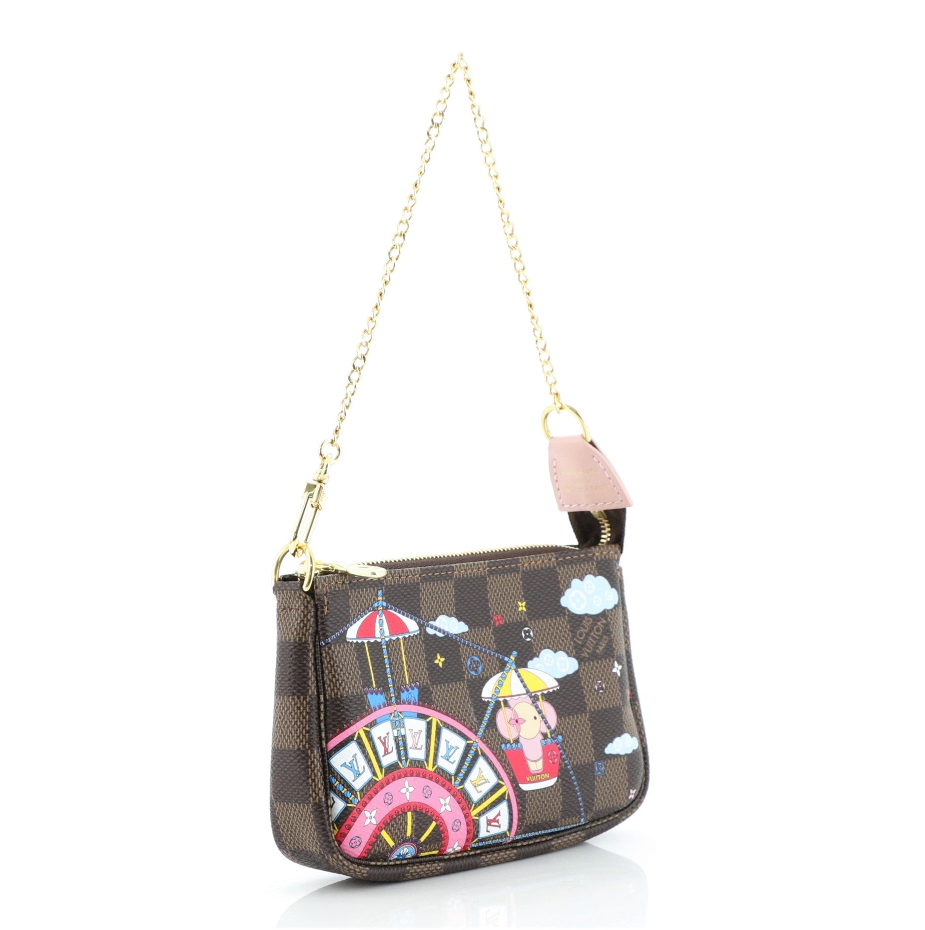 Pochette Accessoires Limited Edition Vivienne Xmas Damier Mini