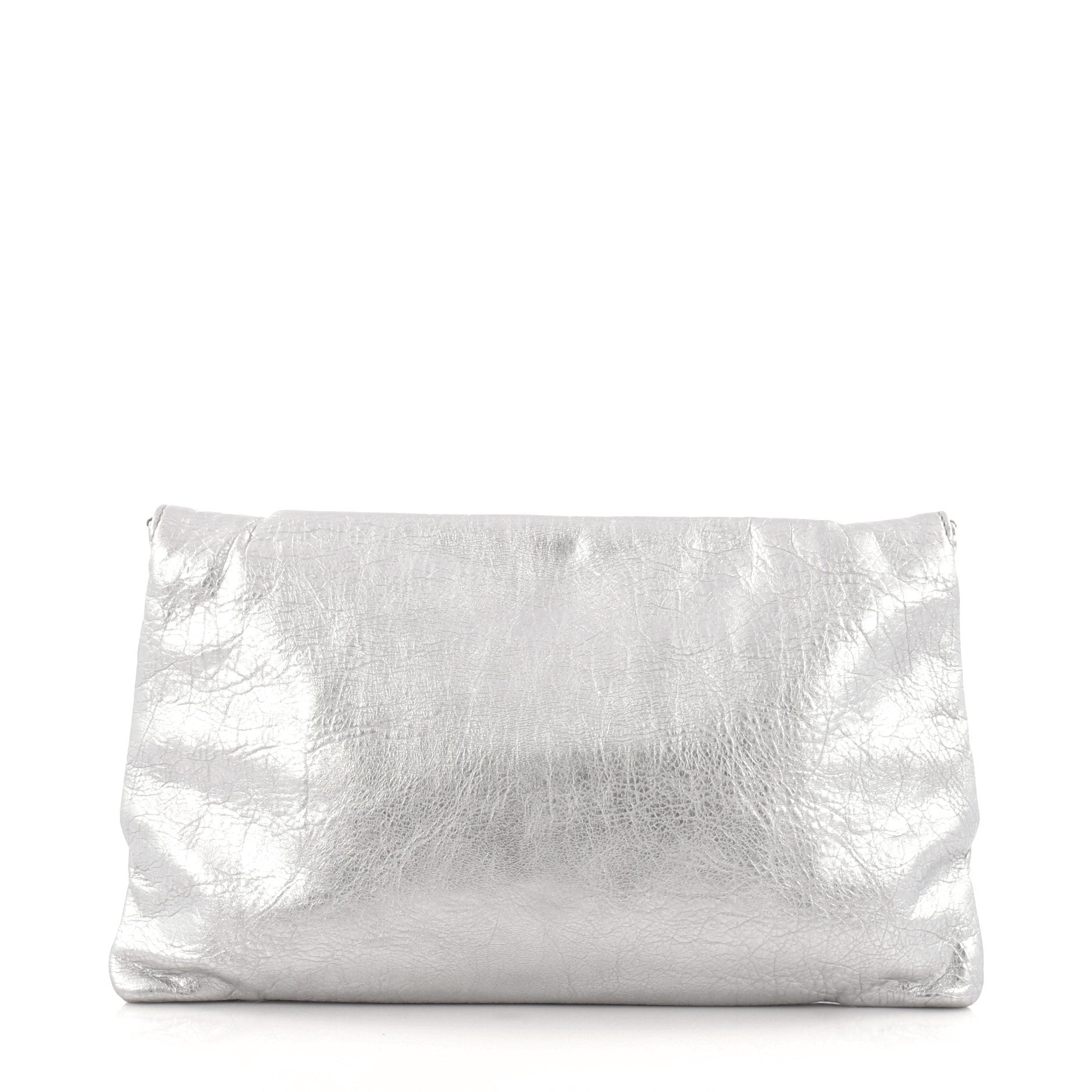 Envelope Strap Clutch Giant Studs Leather