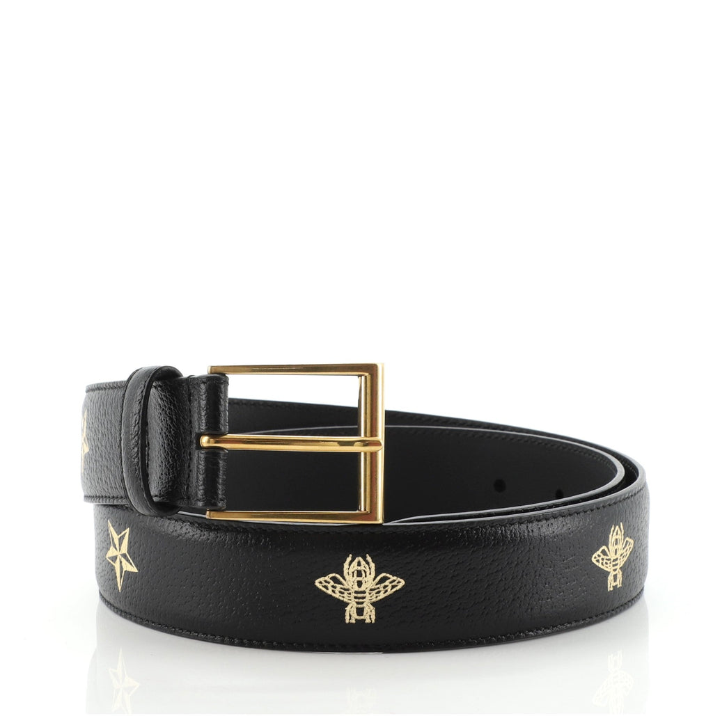 Belt Printed Leather Medium 85