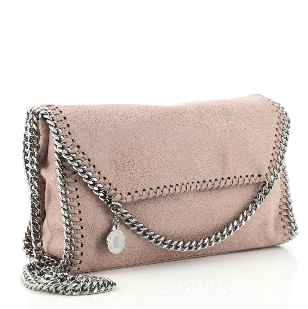 Falabella Fold Over Flap Crossbody Bag Shaggy Deer Mini