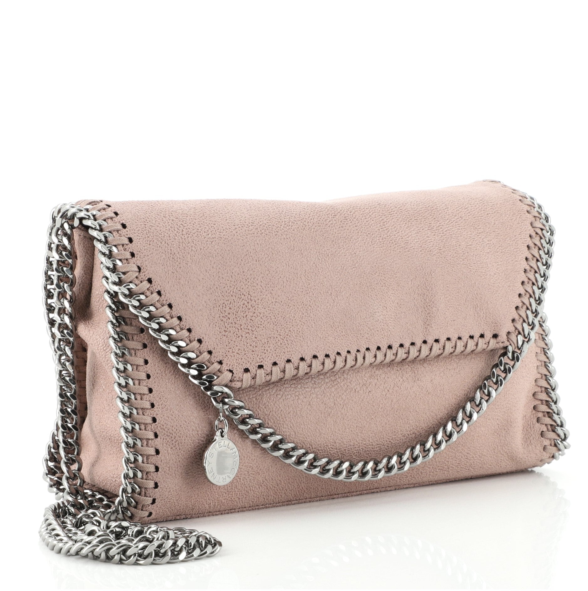 Falabella Fold Over Flap Crossbody Bag Shaggy Deer Mini