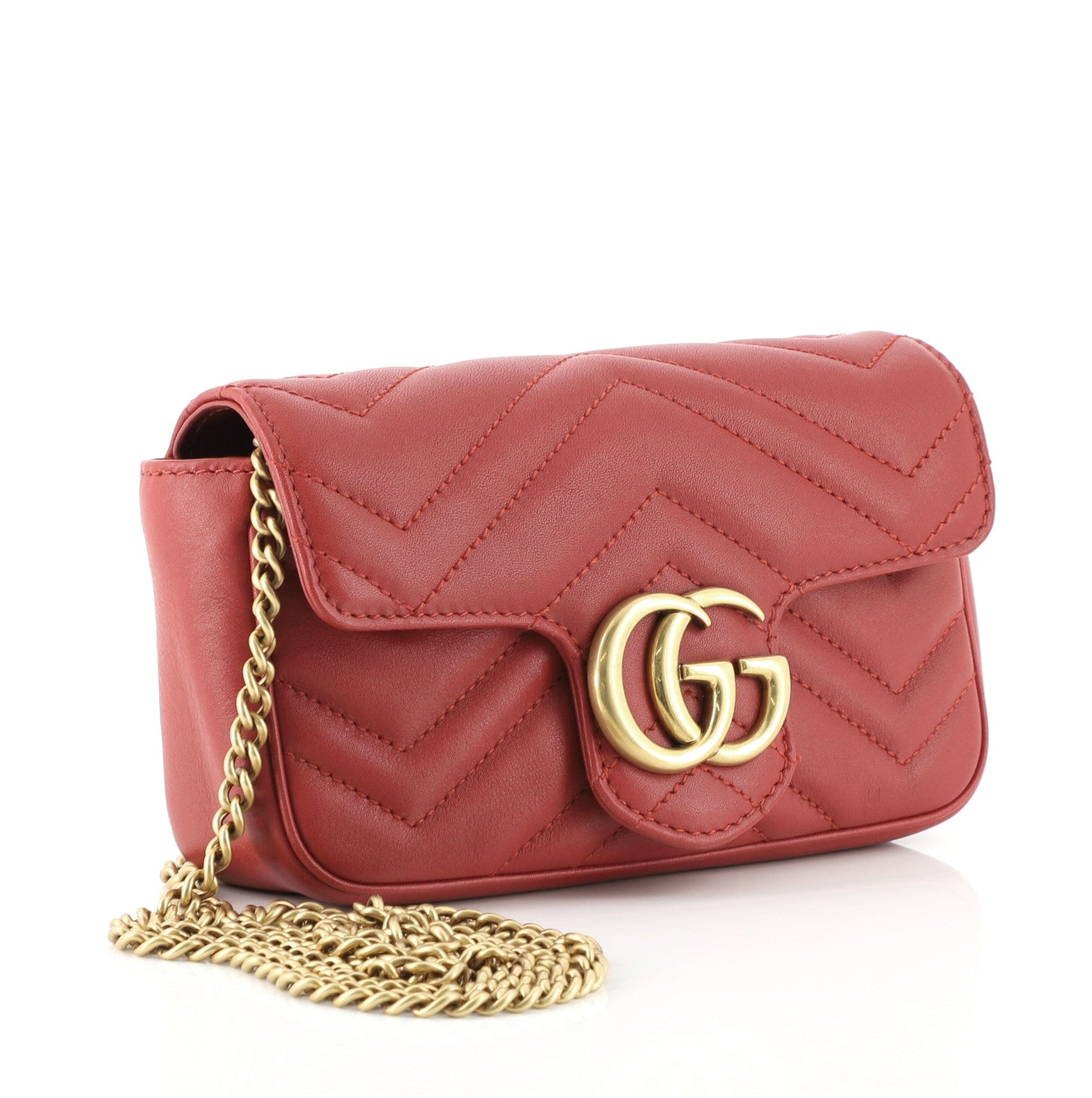 GG Marmont Flap Bag Matelasse Leather Super Mini