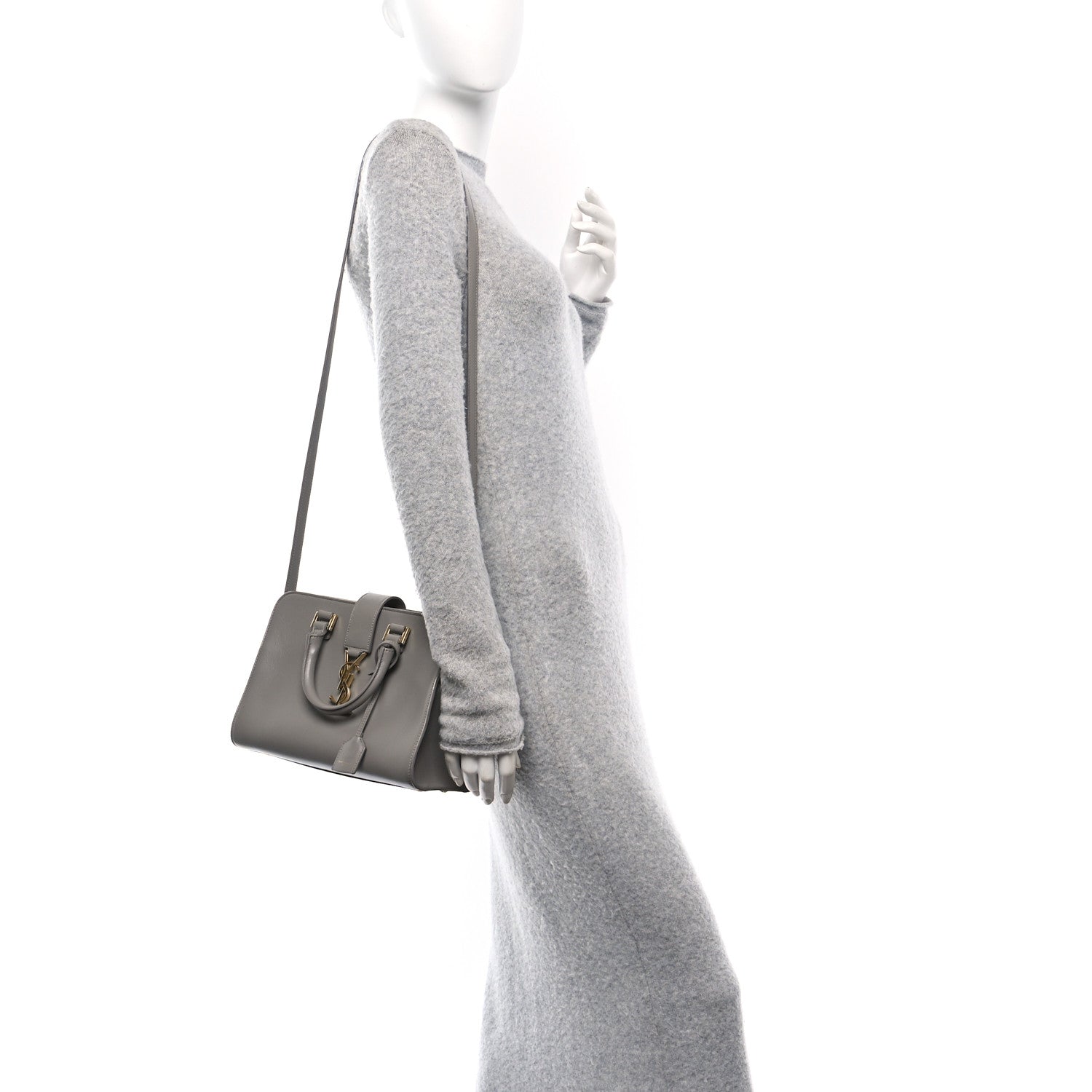 Calfskin Monogram Baby Cabas Fog