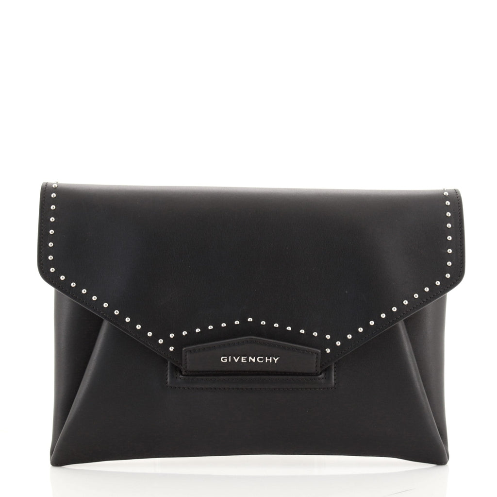 Antigona Envelope Clutch Studded Leather Medium