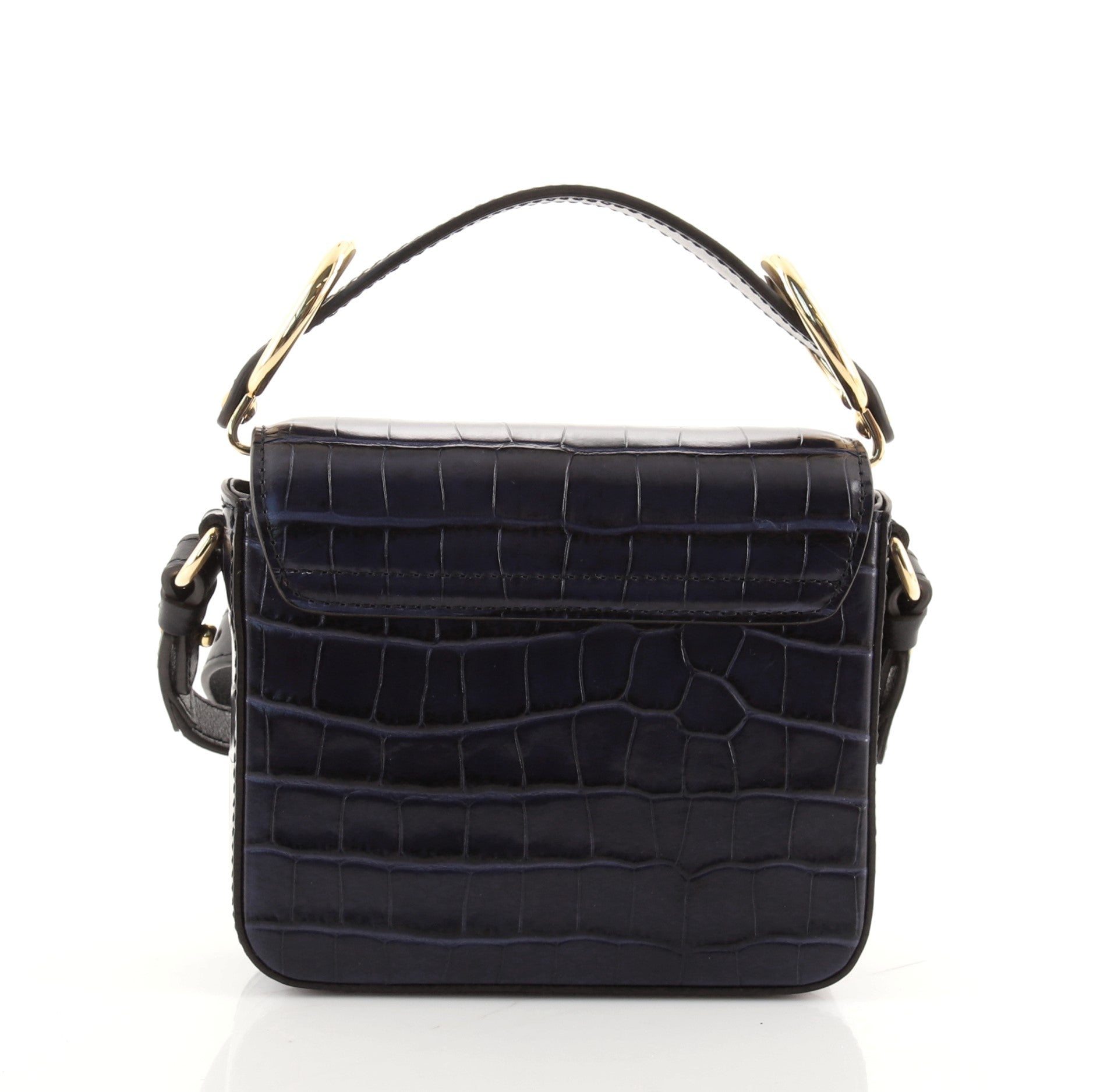 C Crossbody Crocodile Embossed Leather Mini