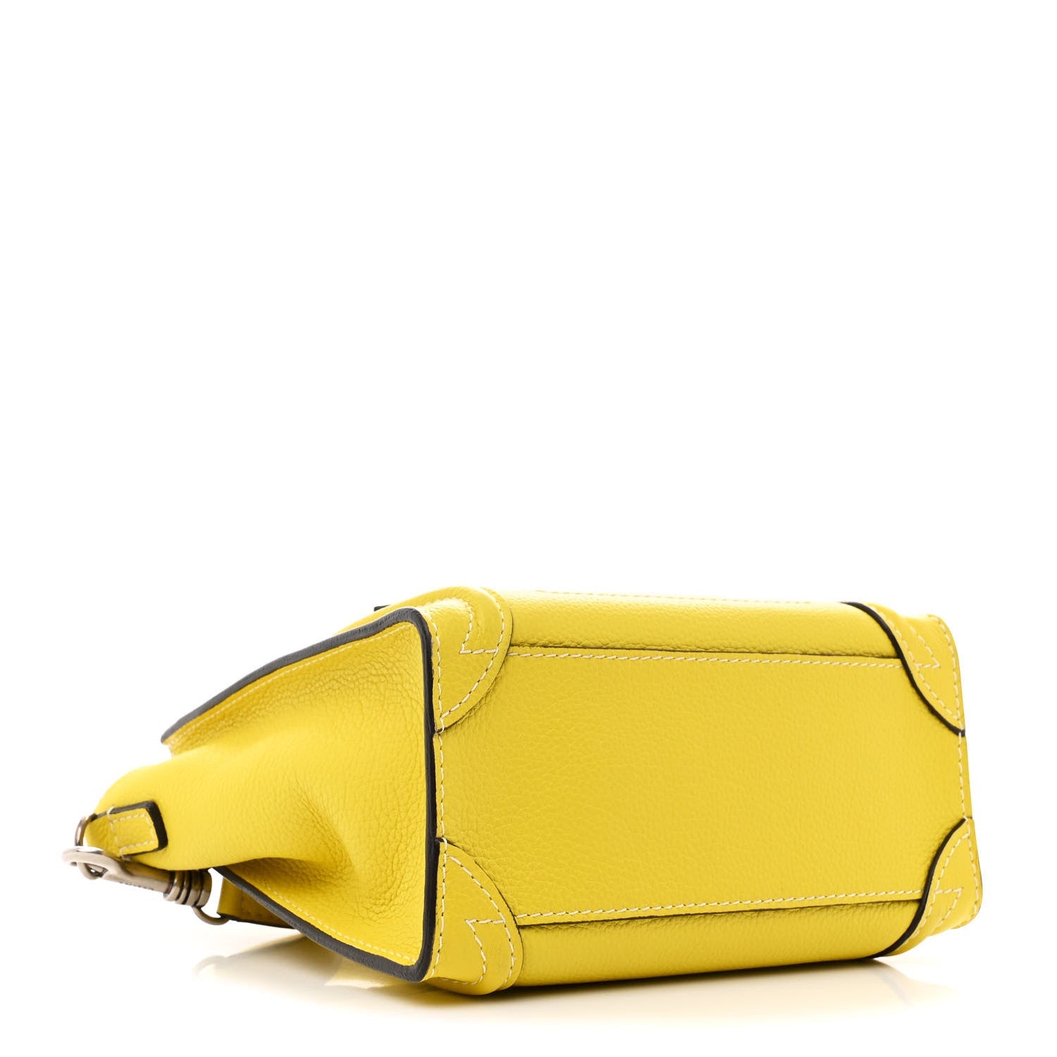 Drummed Calfskin Nano Luggage Acacia