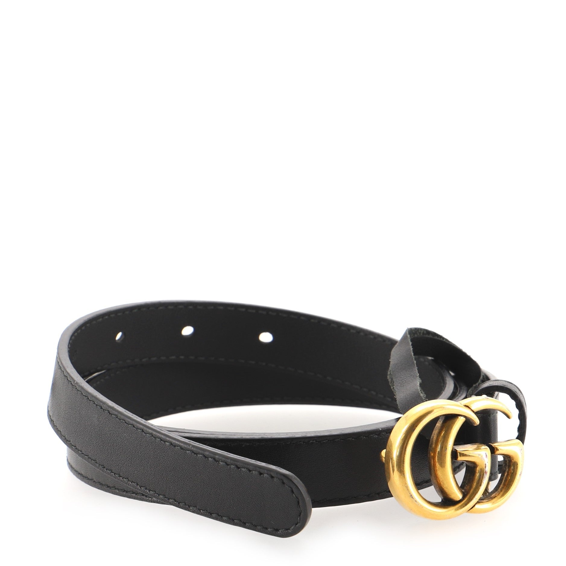 GG Marmont Belt Leather Thin 90