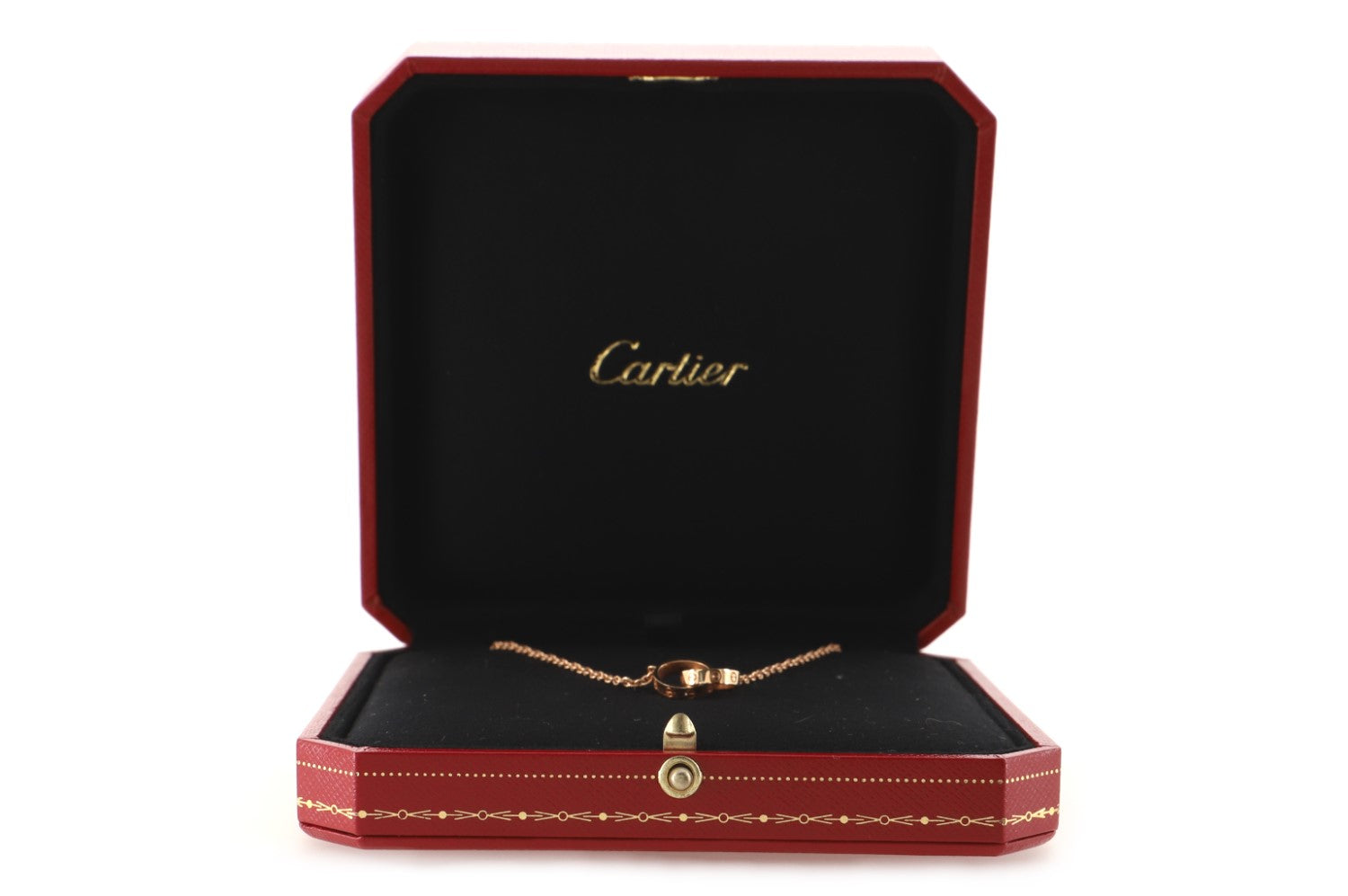Love Interlocking Necklace 18K Rose Gold