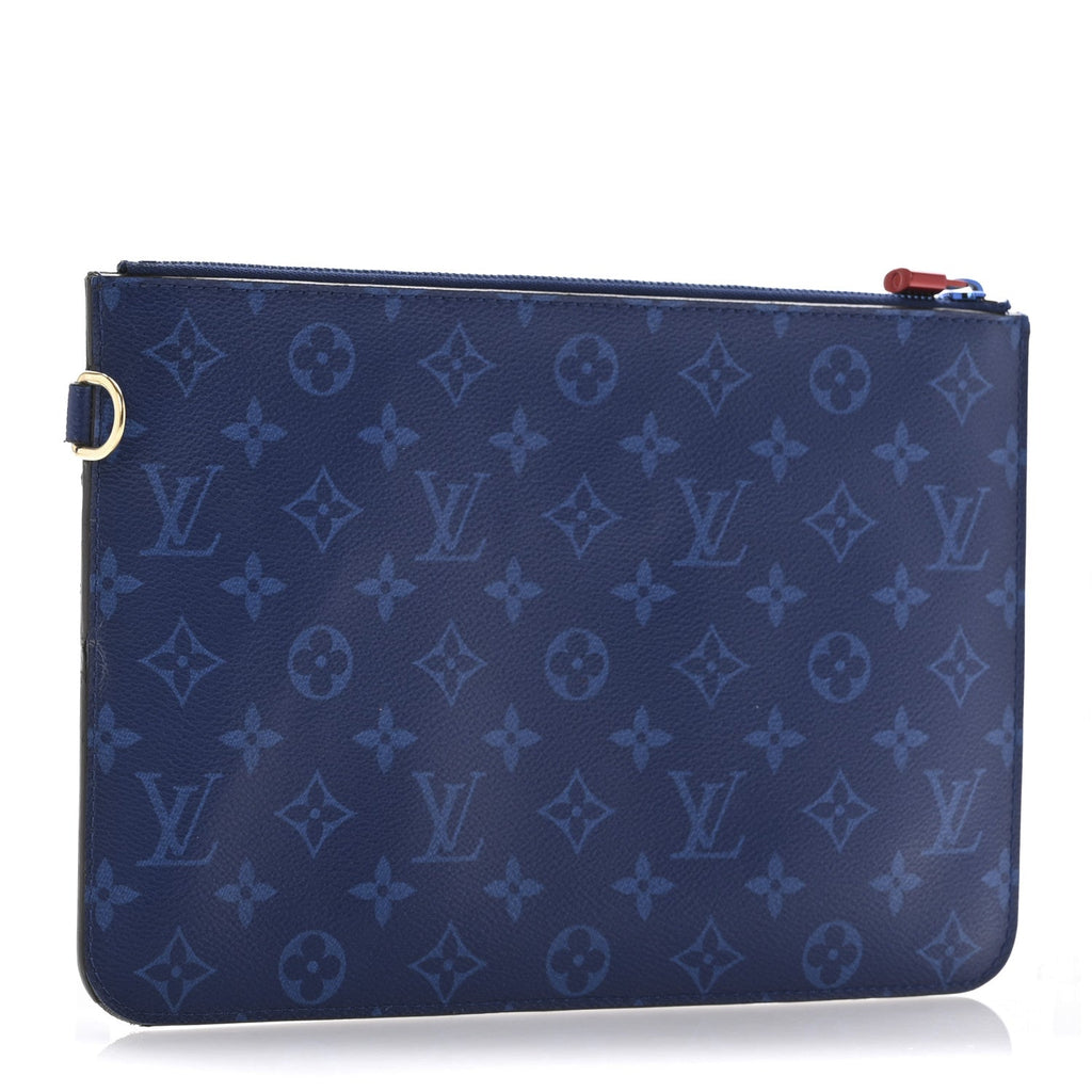 Monogram Cabas Light Pochette Pacific Blue