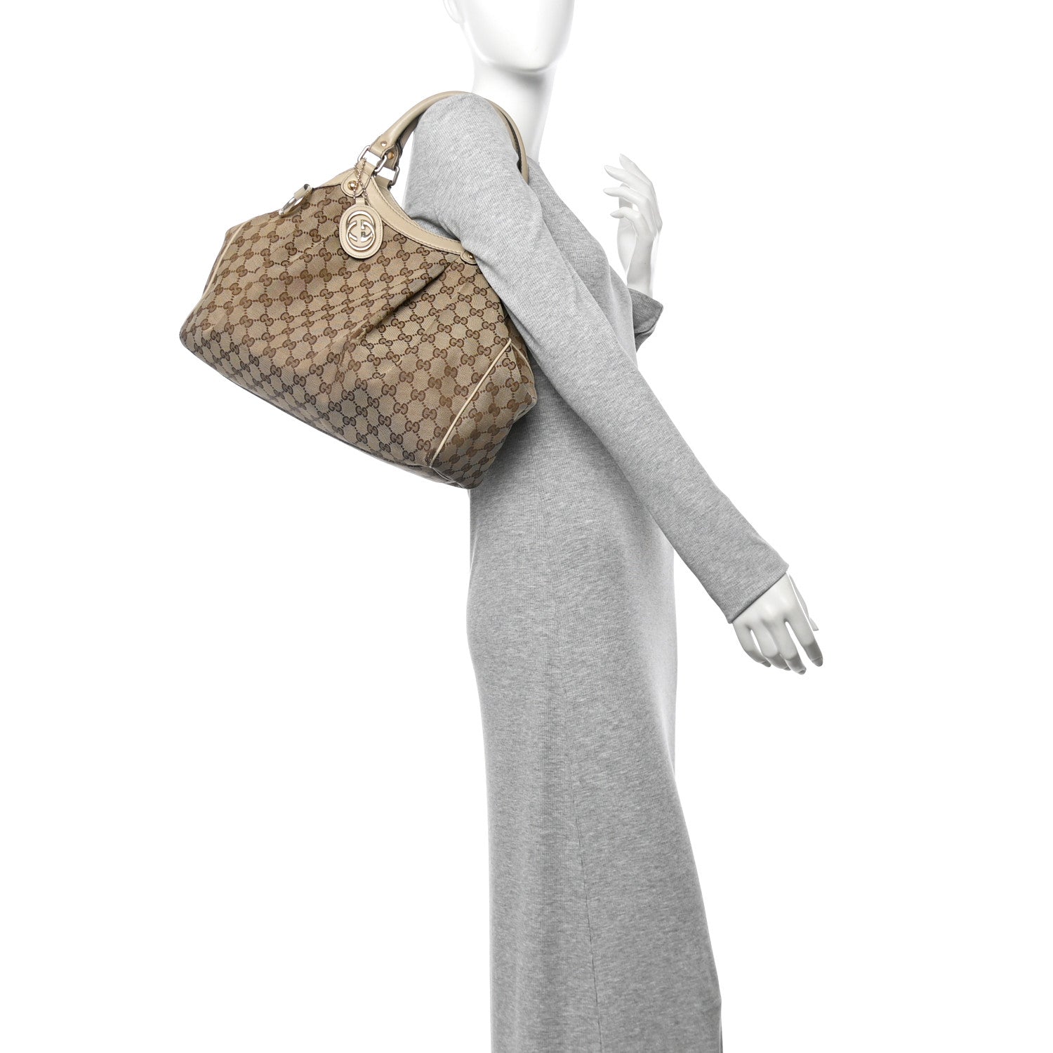 Monogram Medium Sukey Tote Off White