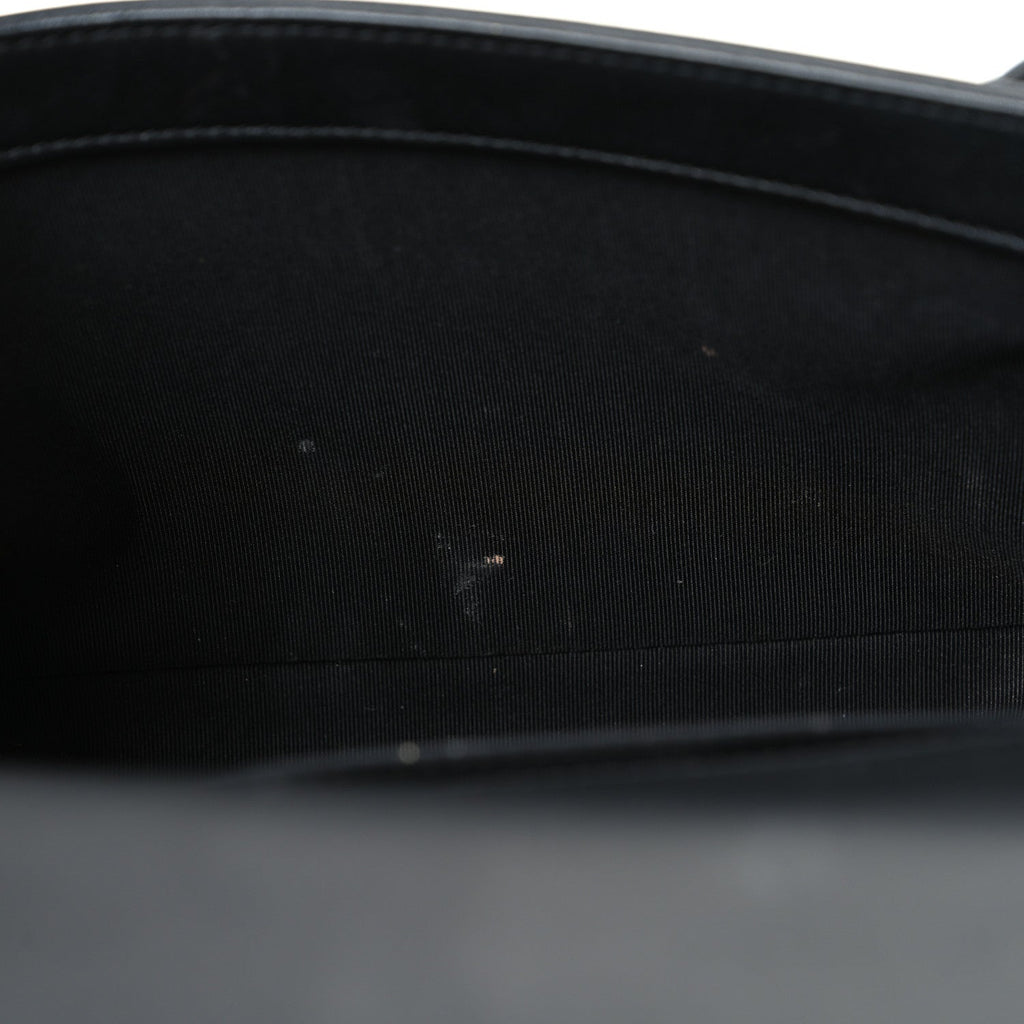 Calfskin Pleated Medium Boy In Rome Flap Black White