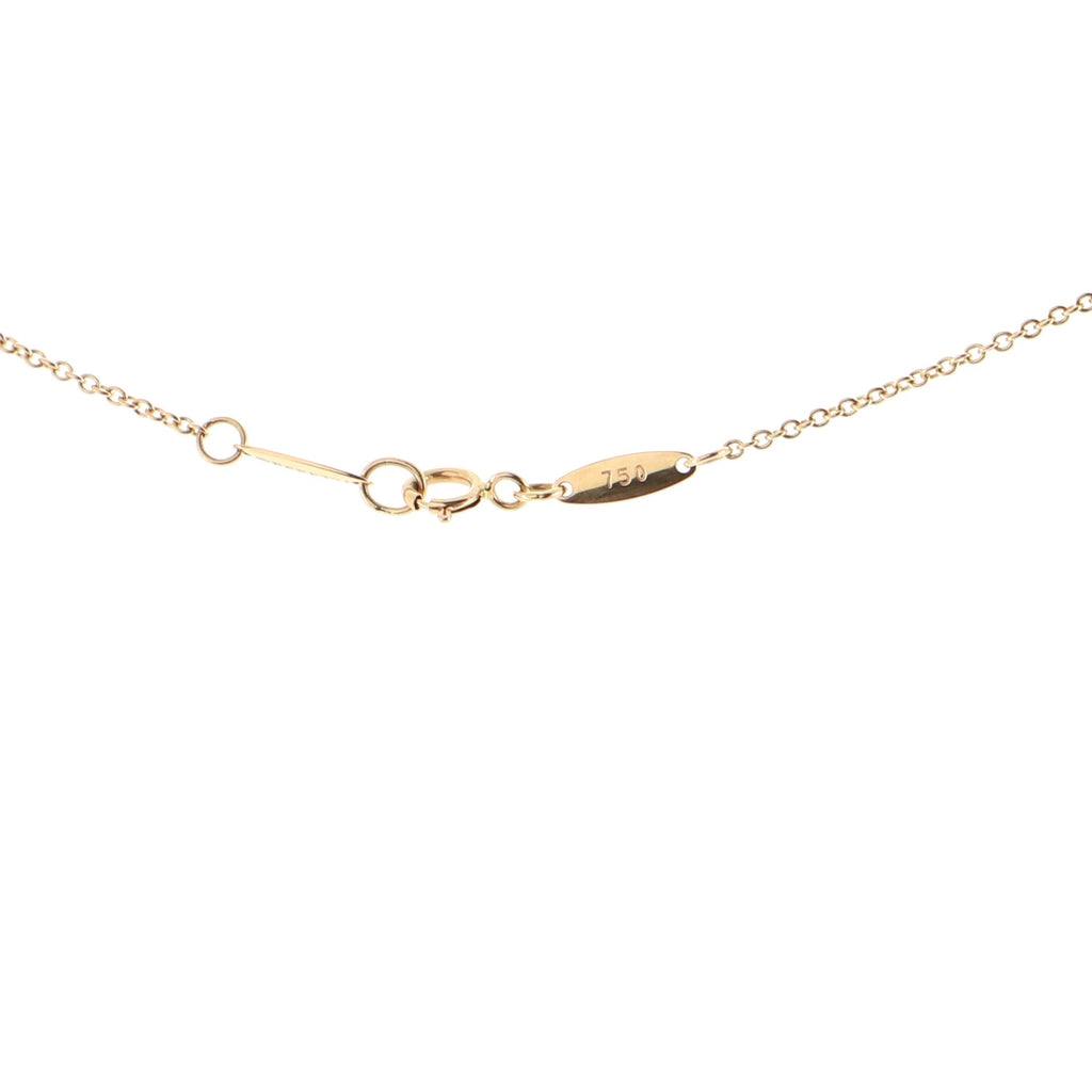 Elsa Peretti Diamonds By The Yard Pendant Necklace 18K Rose Gold with Diamond .07CT