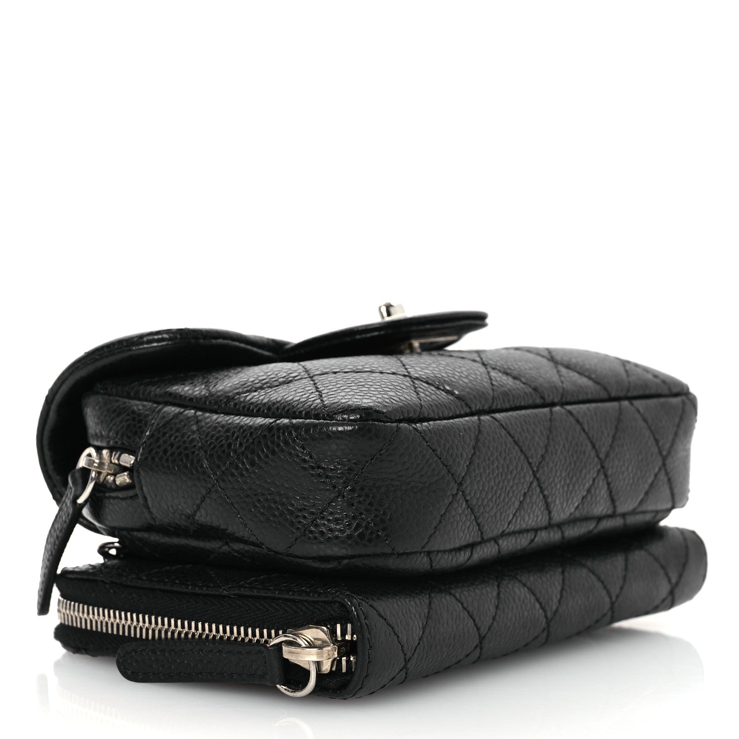 Caviar Quilted New Mini Flap Black