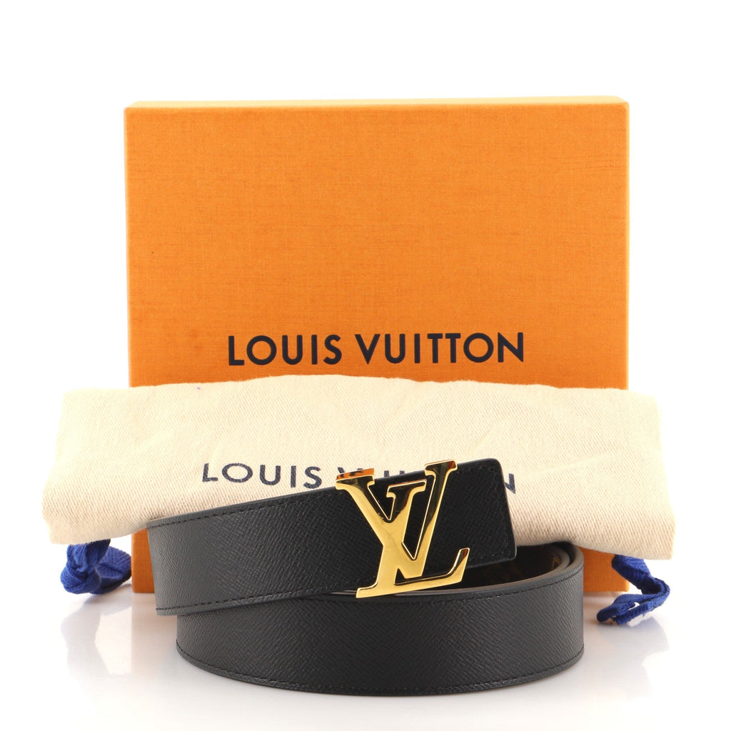 LV Initiales Reversible Belt Monogram Canvas and Leather Medium 80