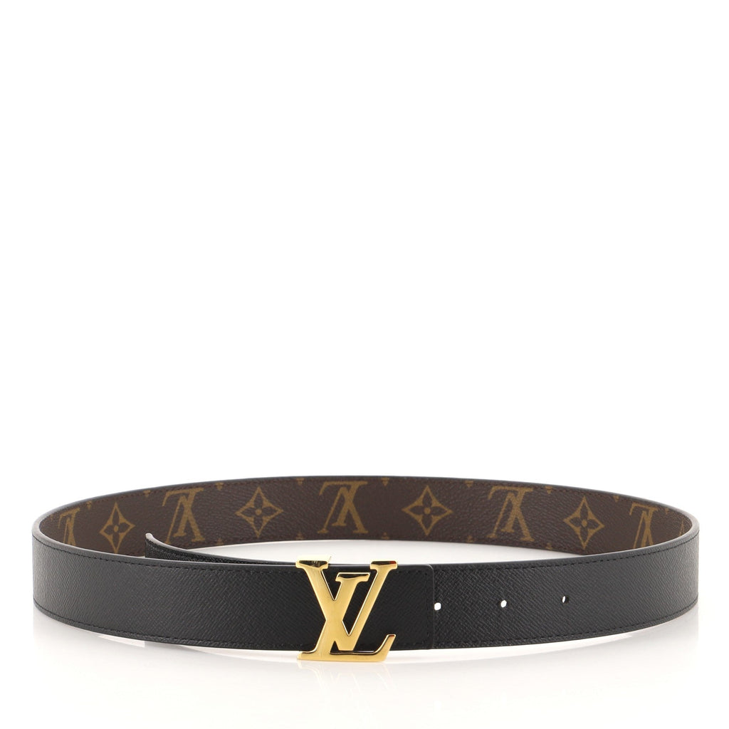 LV Initiales Reversible Belt Monogram Canvas and Leather Medium 80