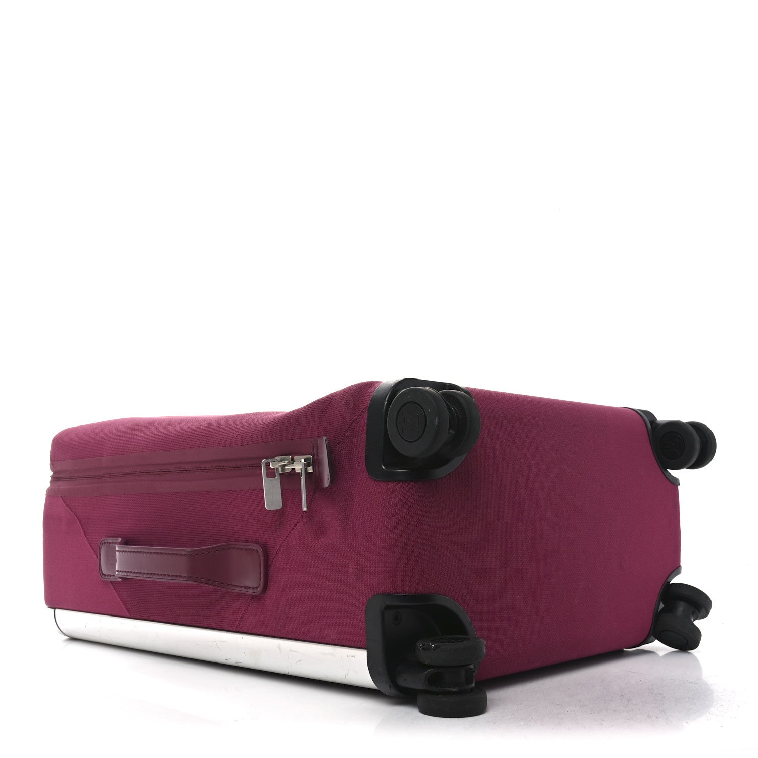 Knit Monogram Horizon Soft 55 Suitcase Fuchsia