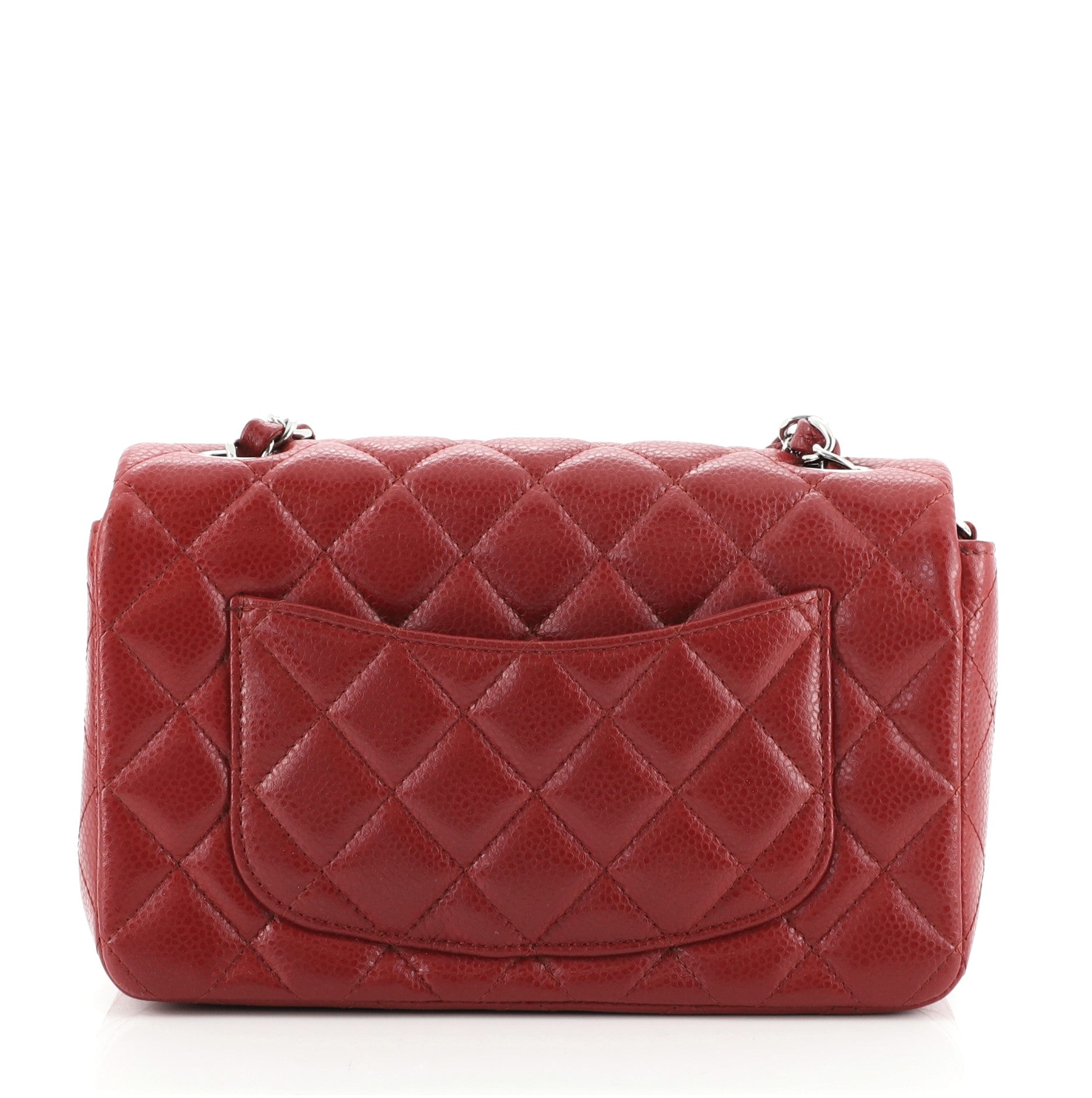 Classic Single Flap Bag Quilted Caviar Mini