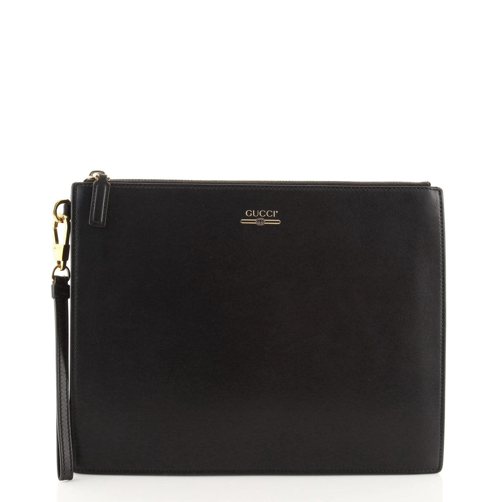 Wristlet Clutch Leather