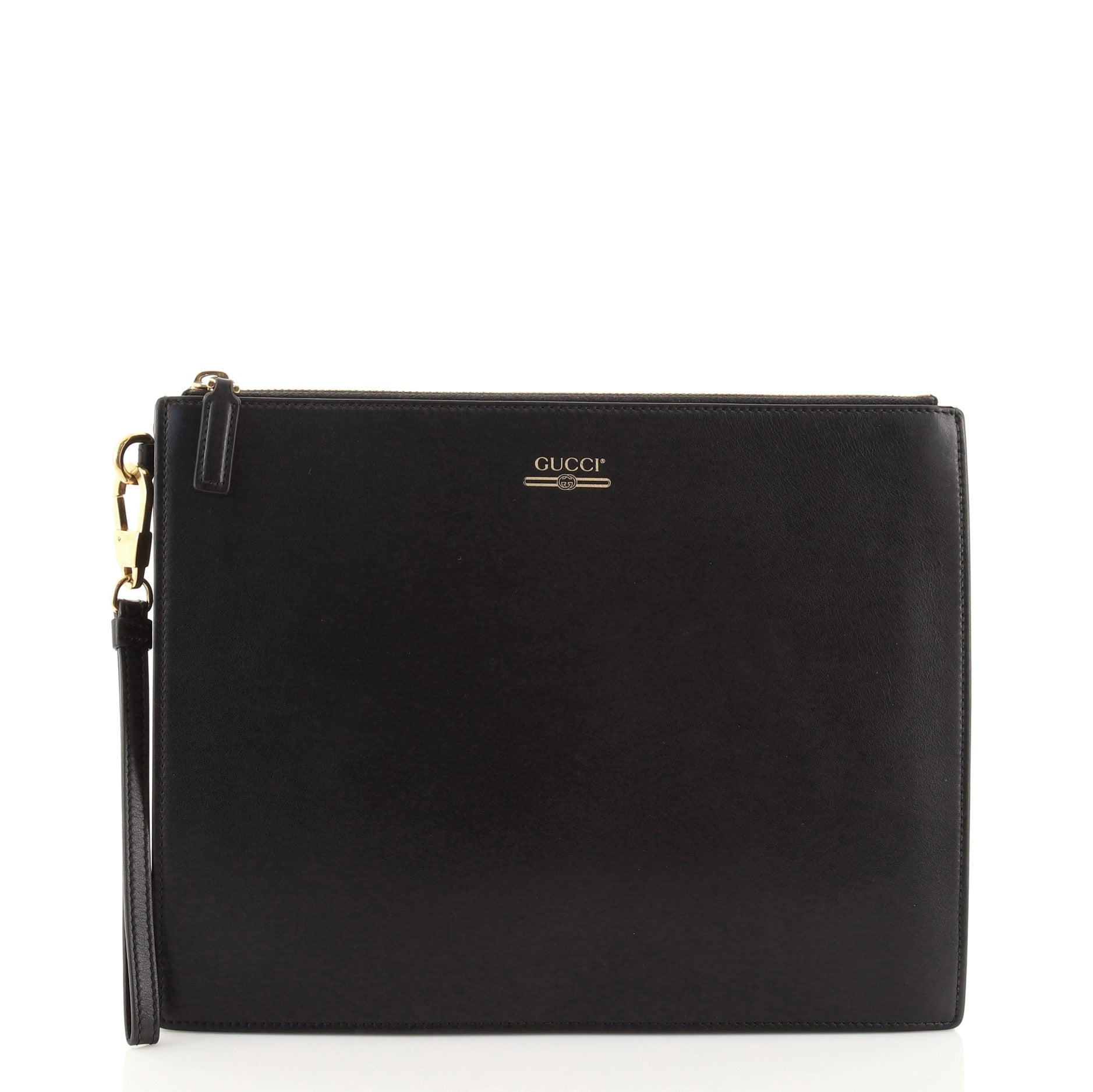 Wristlet Clutch Leather