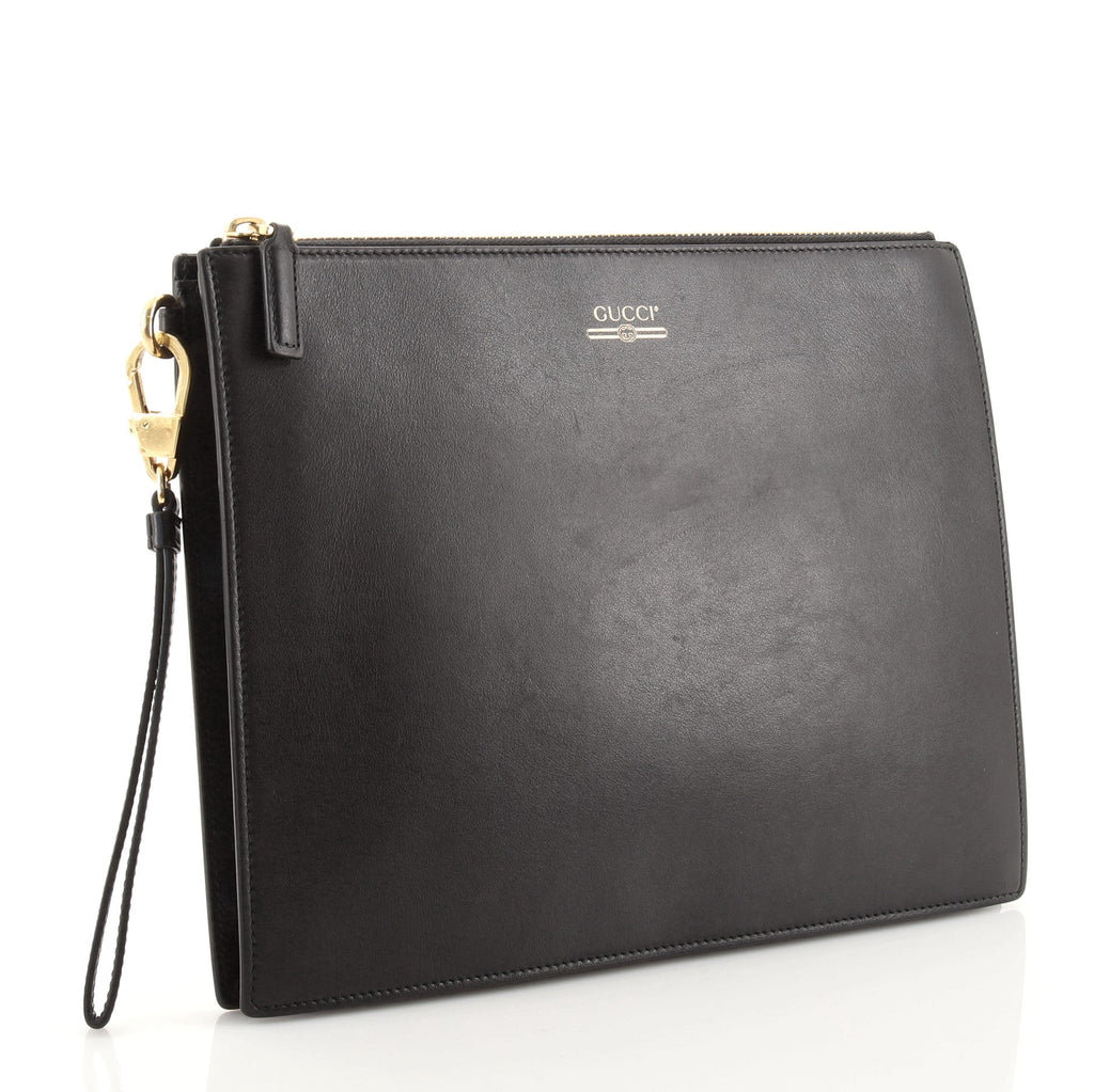 Wristlet Clutch Leather
