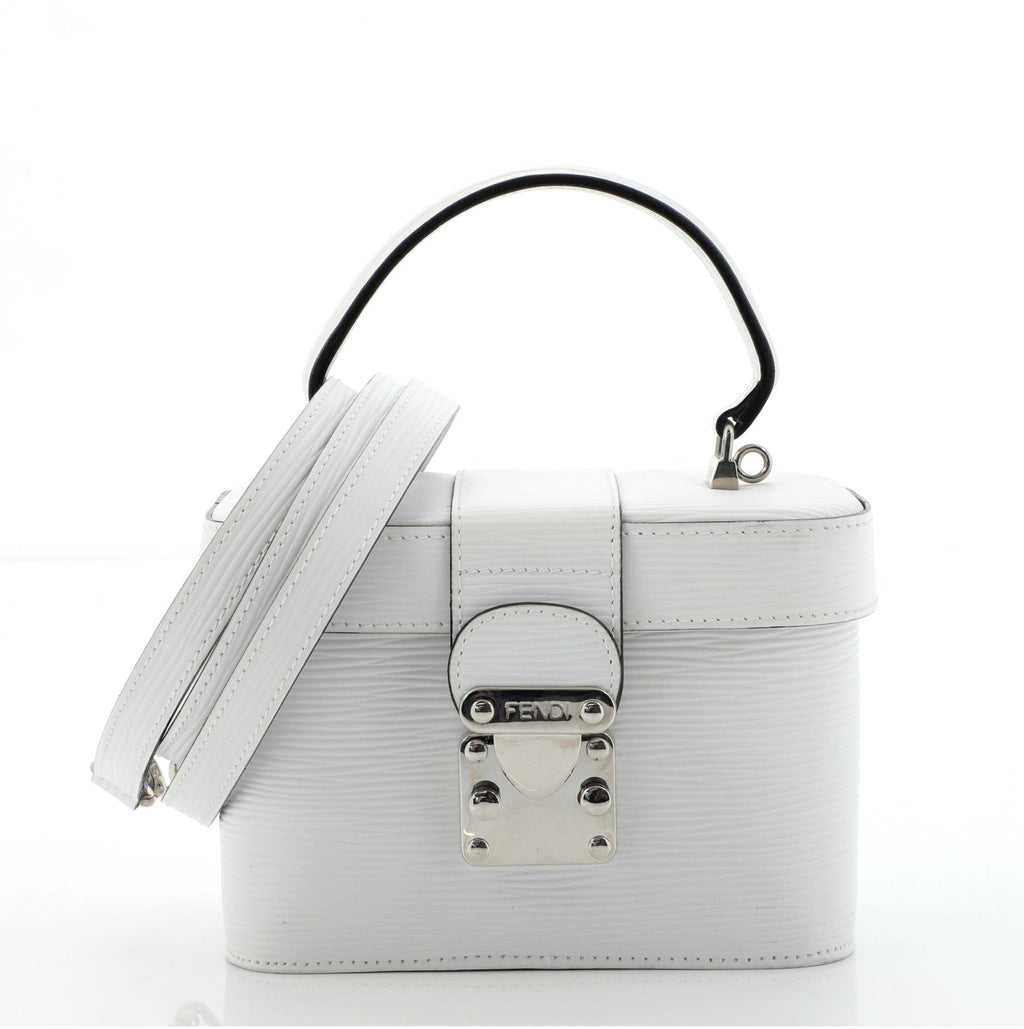Vintage Convertible Vanity Top Handle Bag Epi Leather Mini