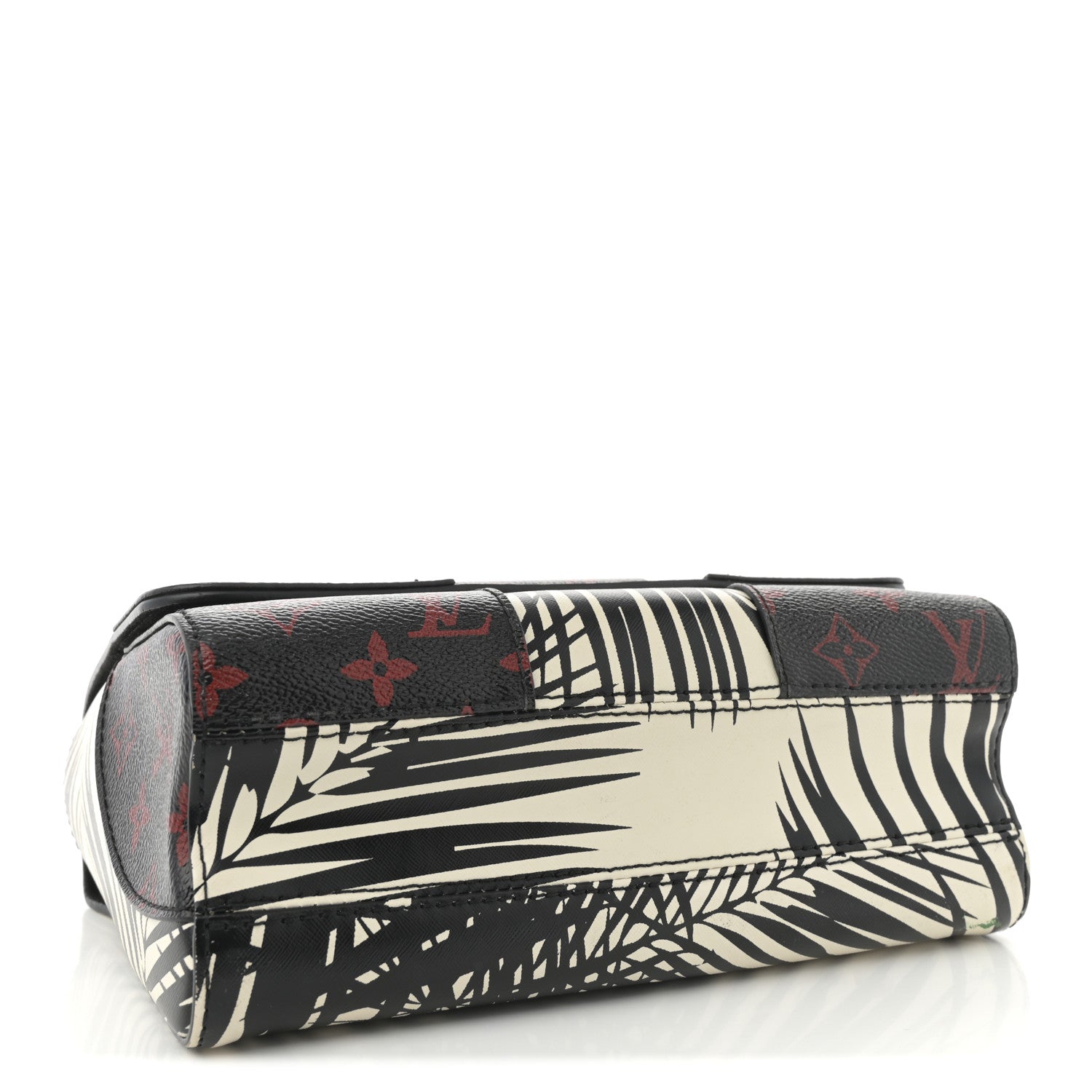 Monogram Infrarouge Palm Twist Shoulder Bag MM Black White
