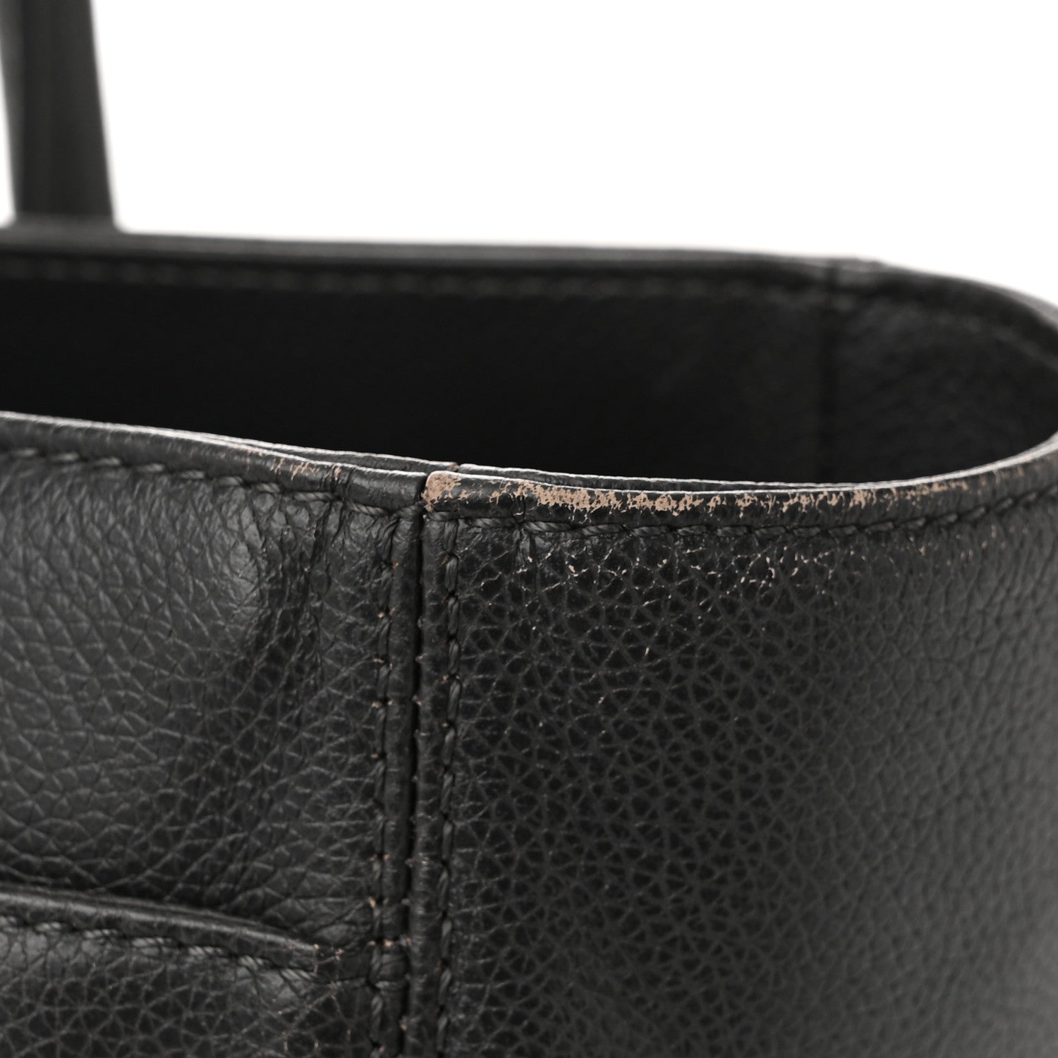 Calfskin Tall Cerf Tote Anthracite