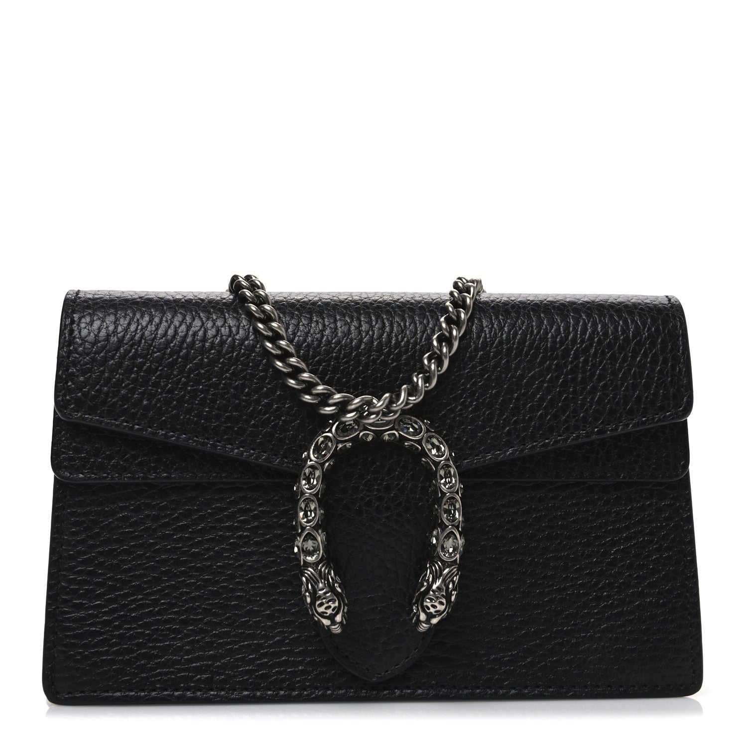 Calfskin Super Mini Dionysus Shoulder Bag Black