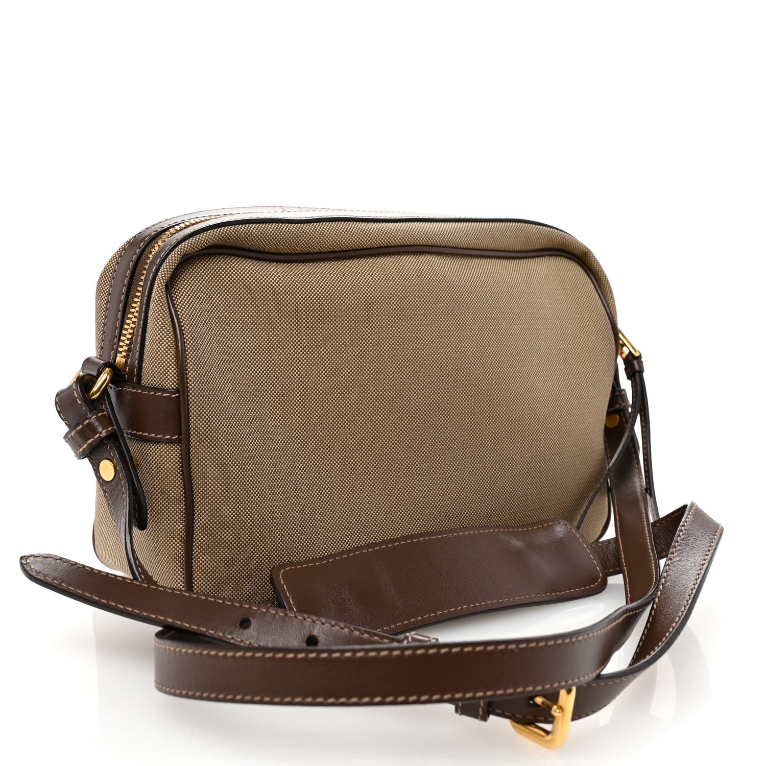 Jacquard Logo Camera Bag Corda Bruciato
