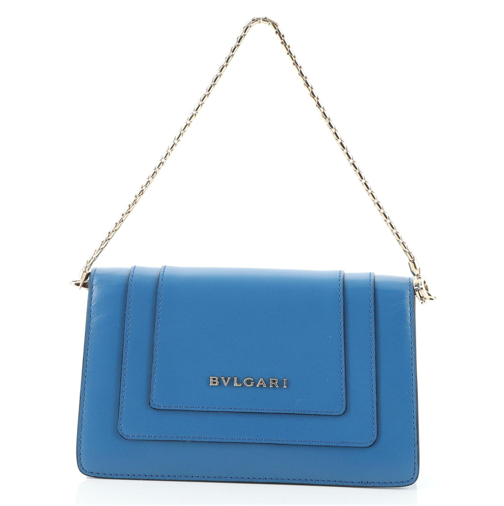 Serpenti Forever Chain Clutch Leather Mini