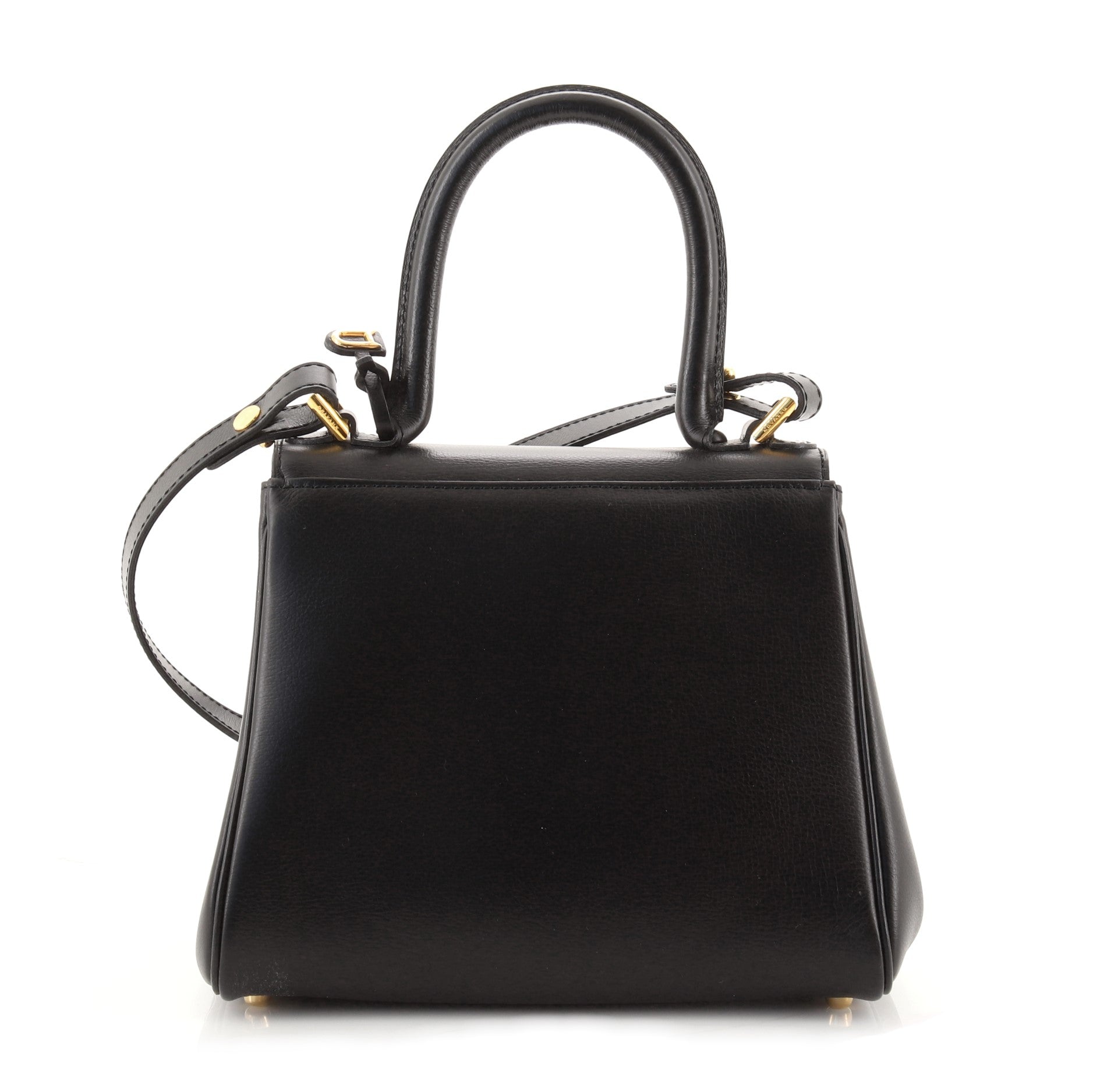 Brillant Top Handle Bag Leather Mini