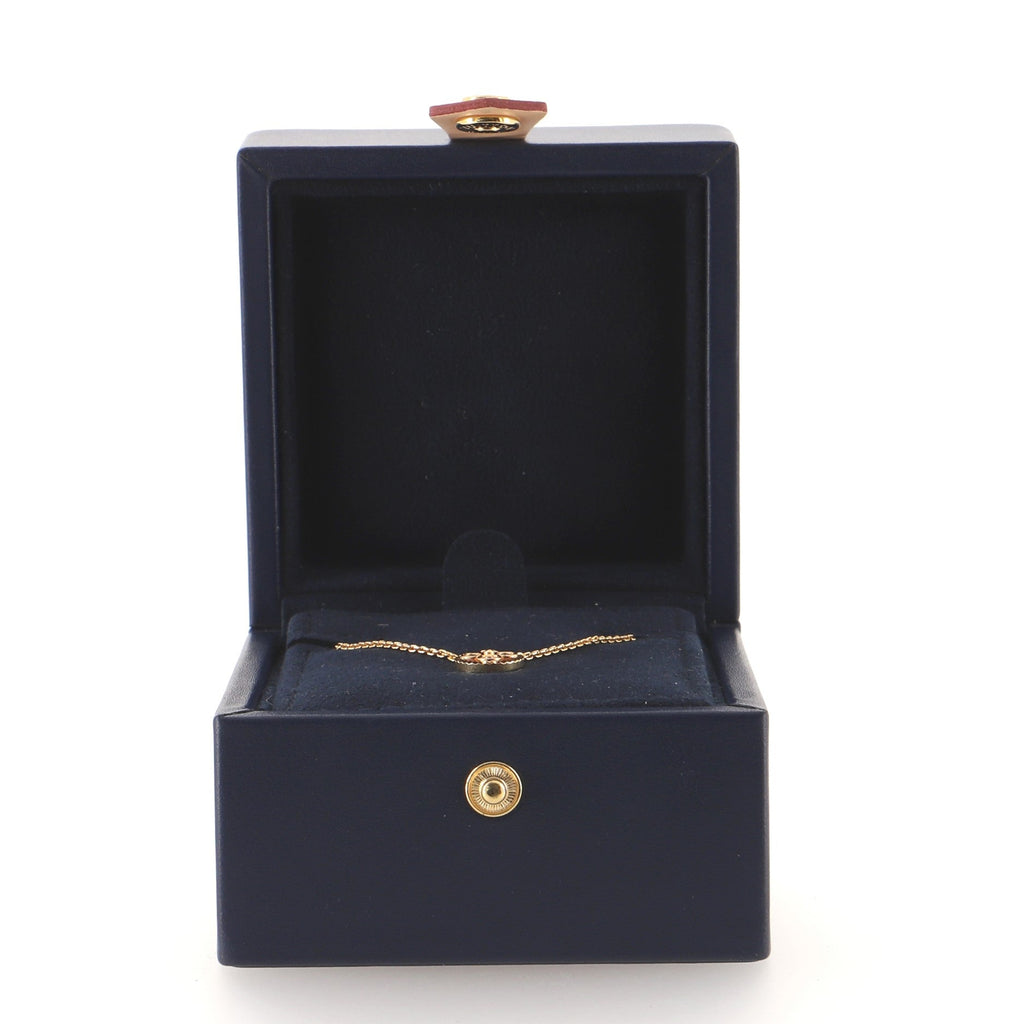 Blossom BB Pendant Necklace 18K Rose Gold with Diamonds