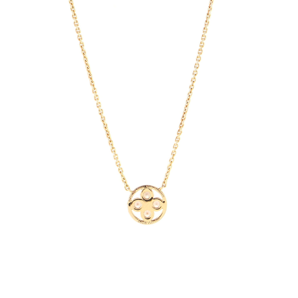 Blossom BB Pendant Necklace 18K Rose Gold with Diamonds