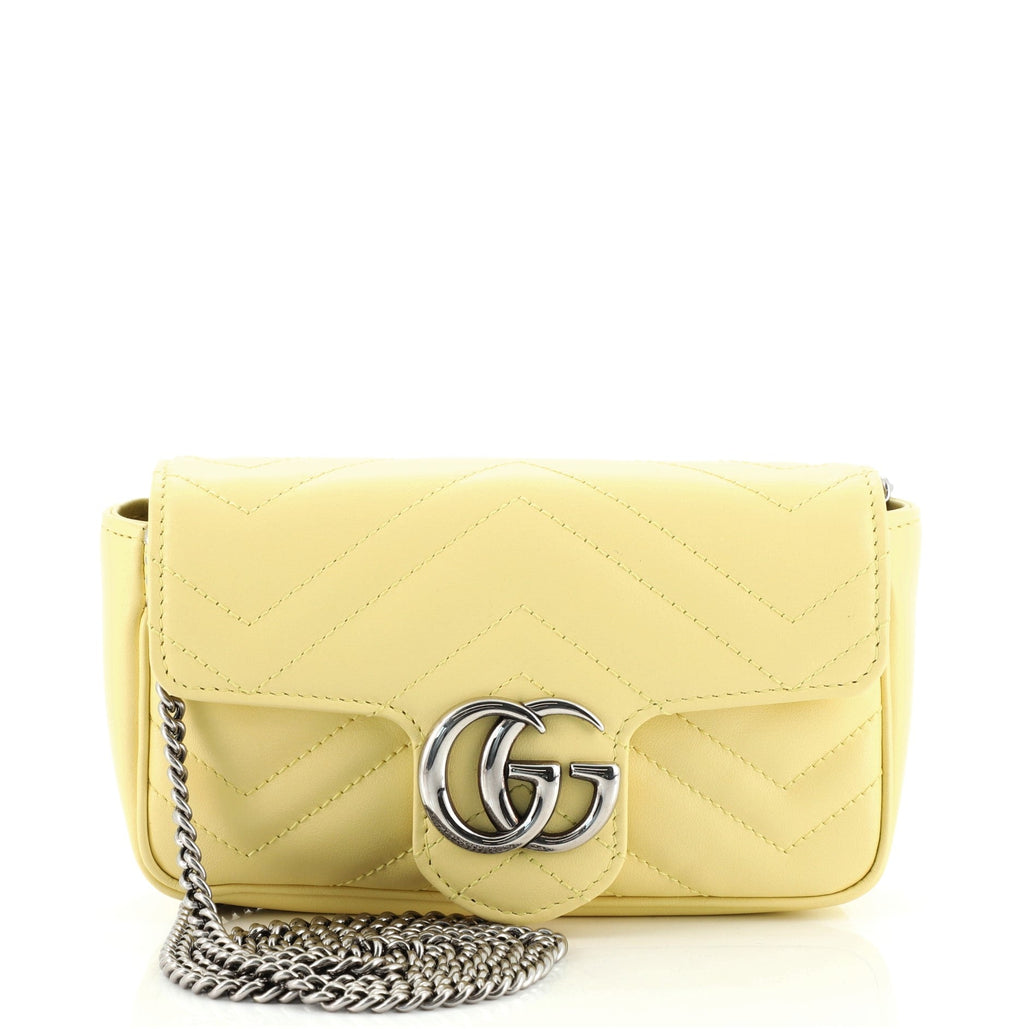 GG Marmont Flap Bag Matelasse Leather Super Mini