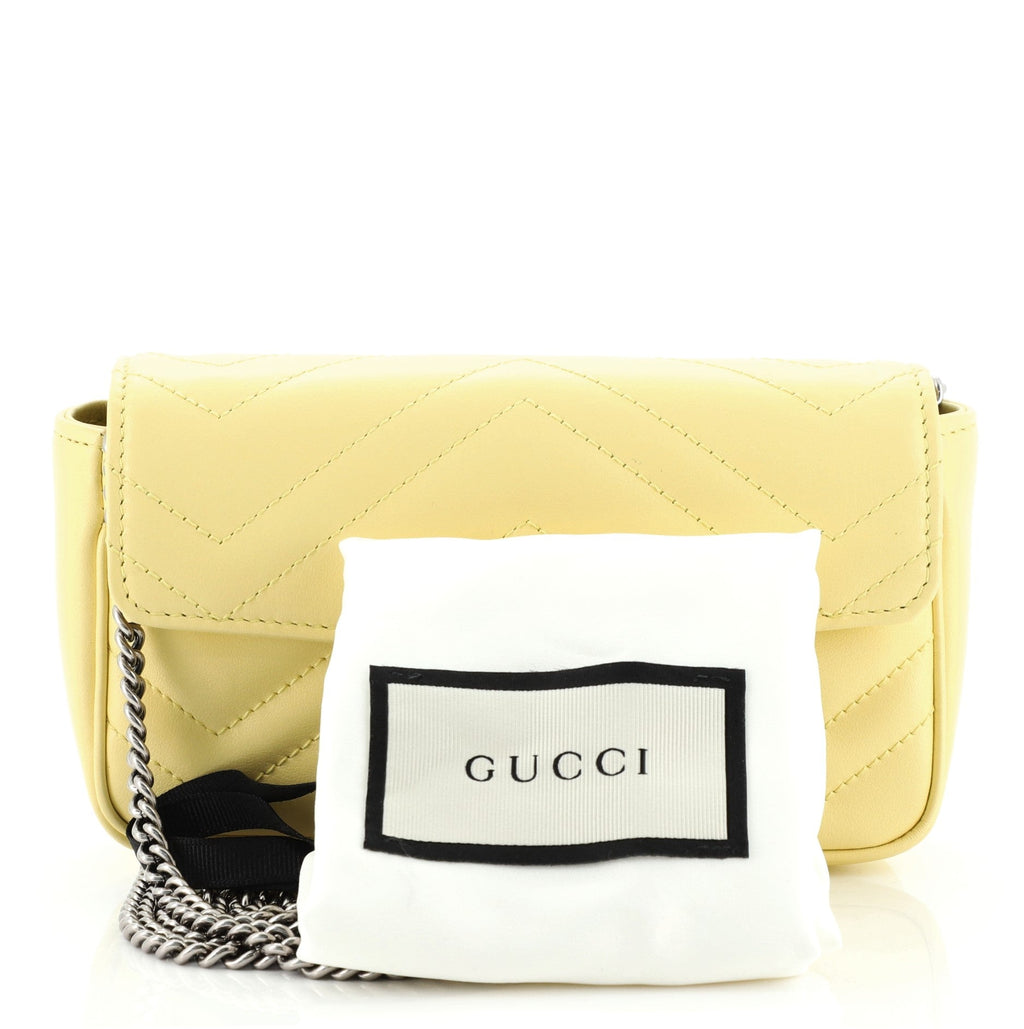 GG Marmont Flap Bag Matelasse Leather Super Mini
