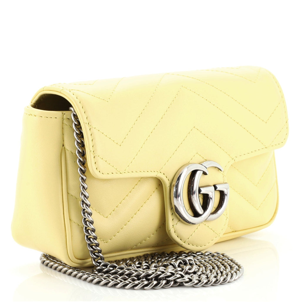GG Marmont Flap Bag Matelasse Leather Super Mini