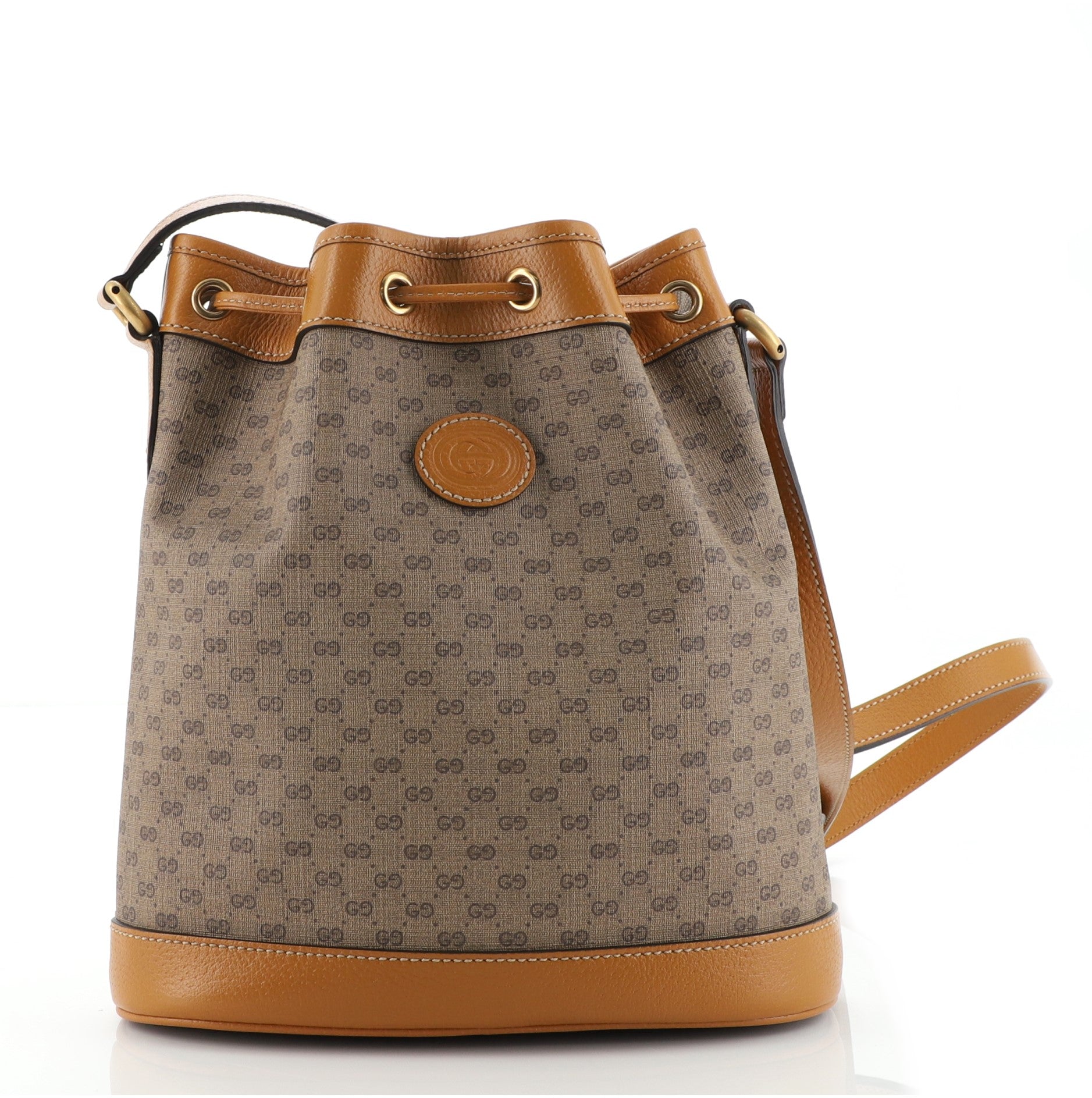 Disney Mickey Mouse Bucket Bag Printed Mini GG Coated Canvas